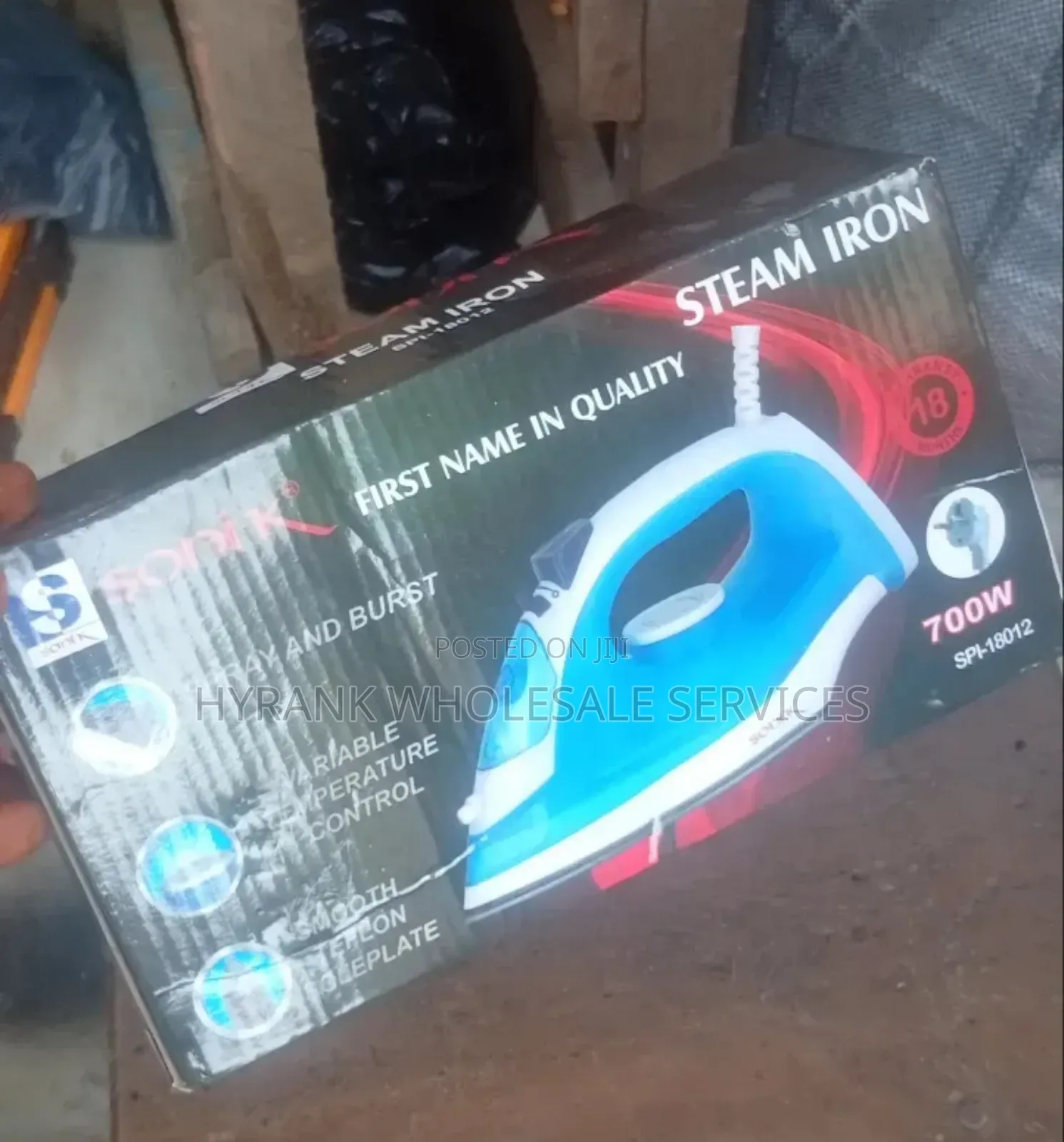Pressing Iron, Inverter Type With Low Power Consumption