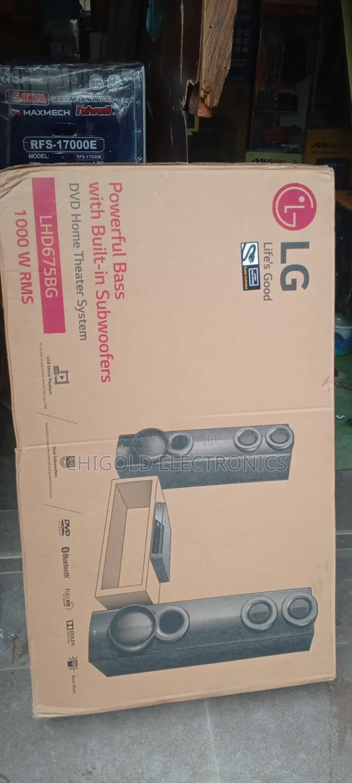 Original Lg Sound System Home Theater Bodyguard 1,000 W
