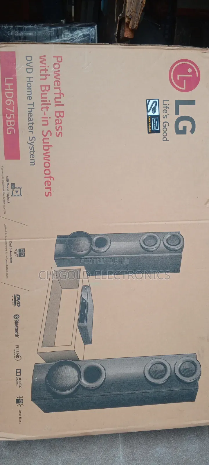Original Lg Sound System Home Theater Bodyguard 1,000 W