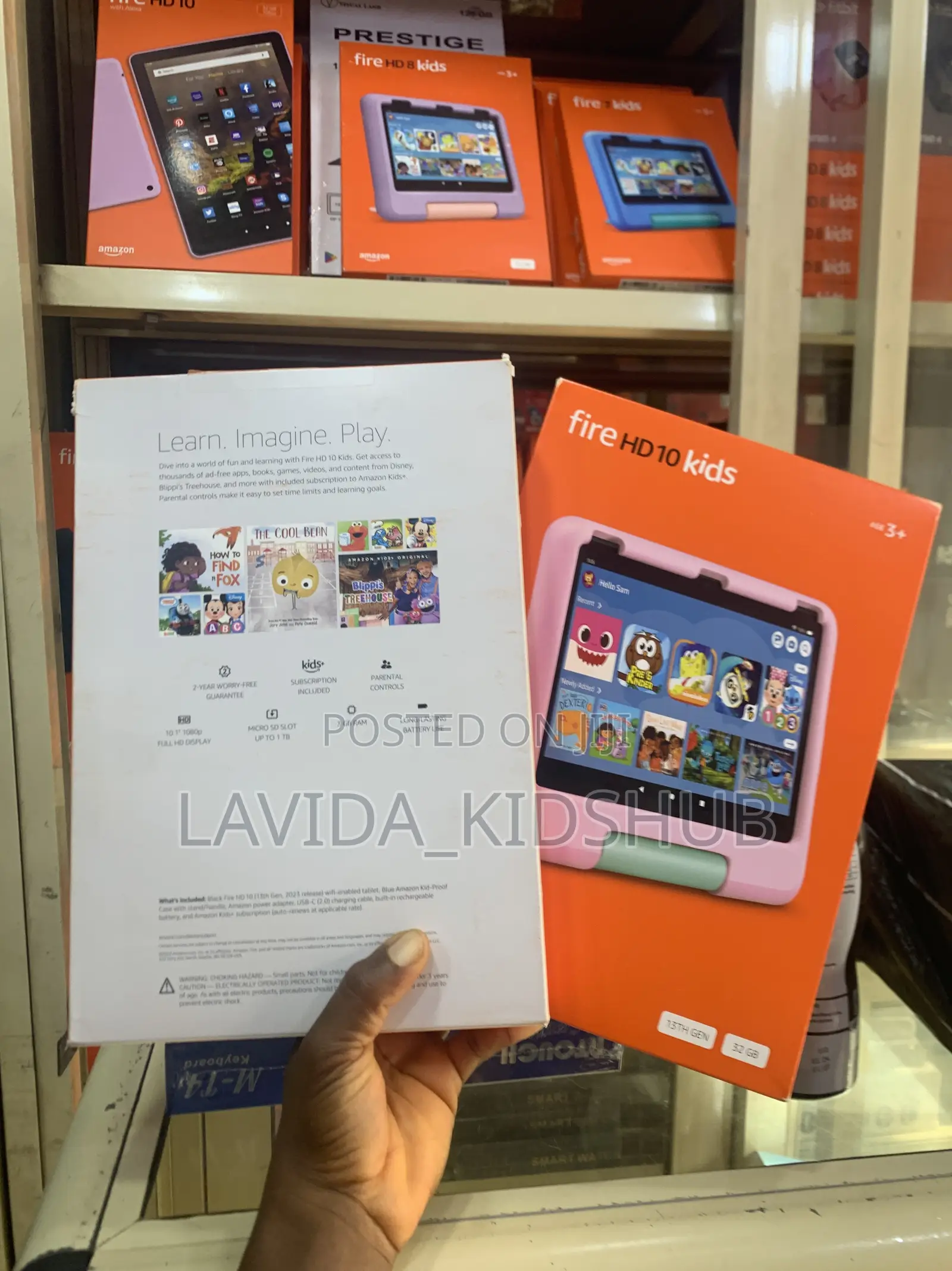 New Amazon Fire HD 10 Kids Edition 2021 32 GB Red
