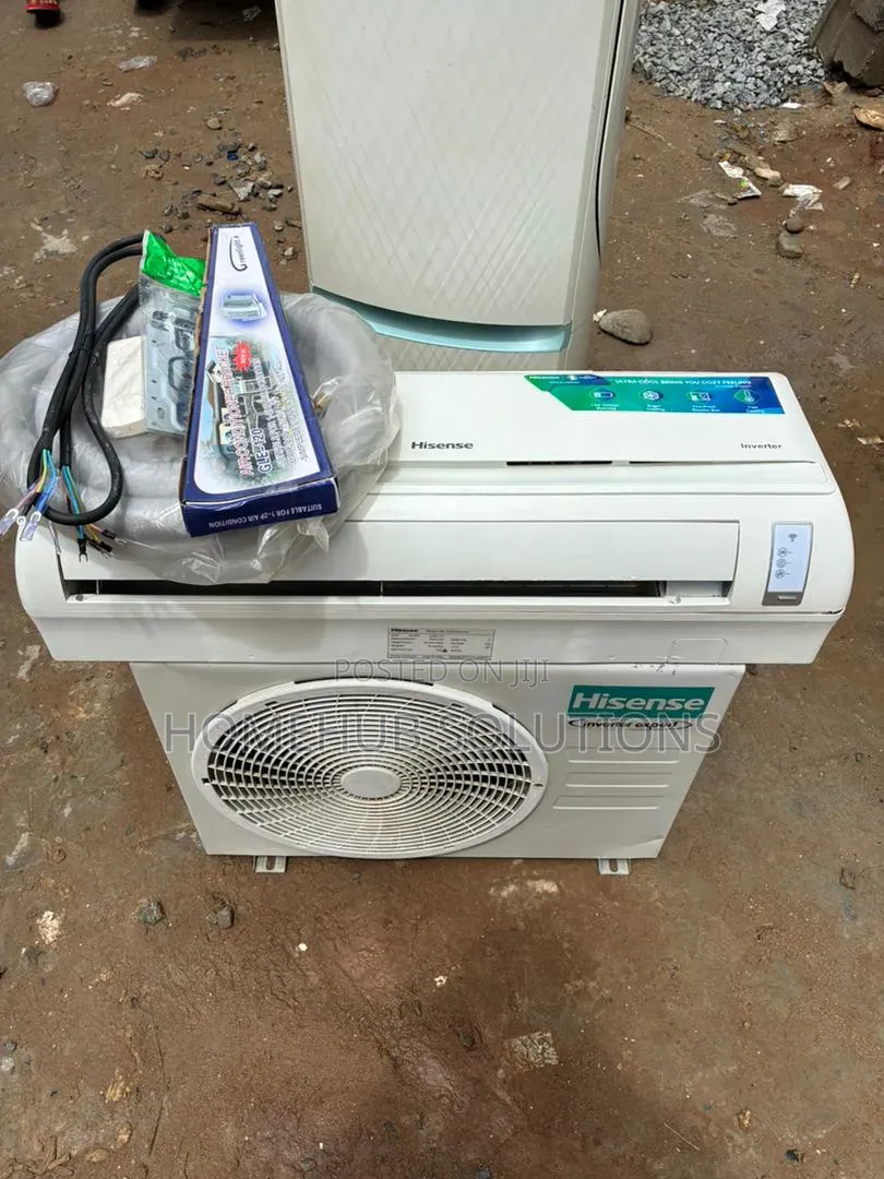Very Clean 1.5hp Hisense Inverter Ac With New and Complete Kits