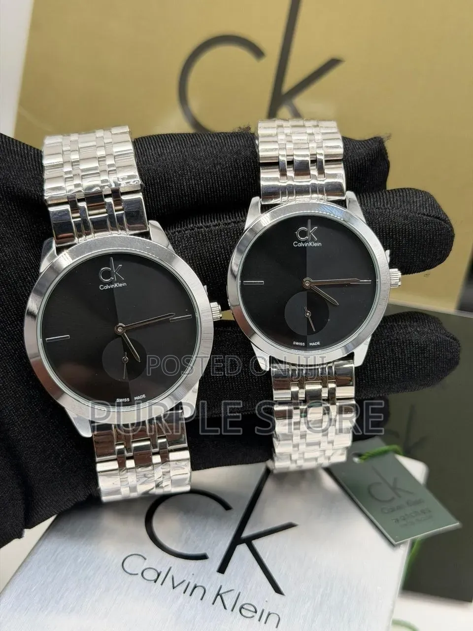 Calvin Klein Ck Couples Steel Watches(Price Is for Both Watches)