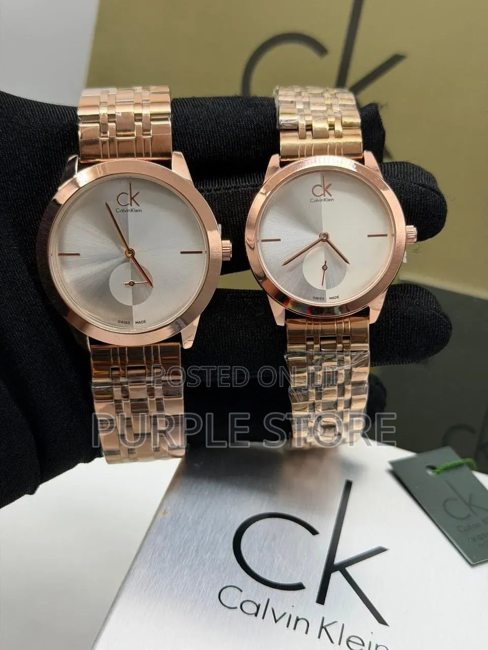 Calvin Klein Ck Couples Steel Watches(Price Is for Both Watches)