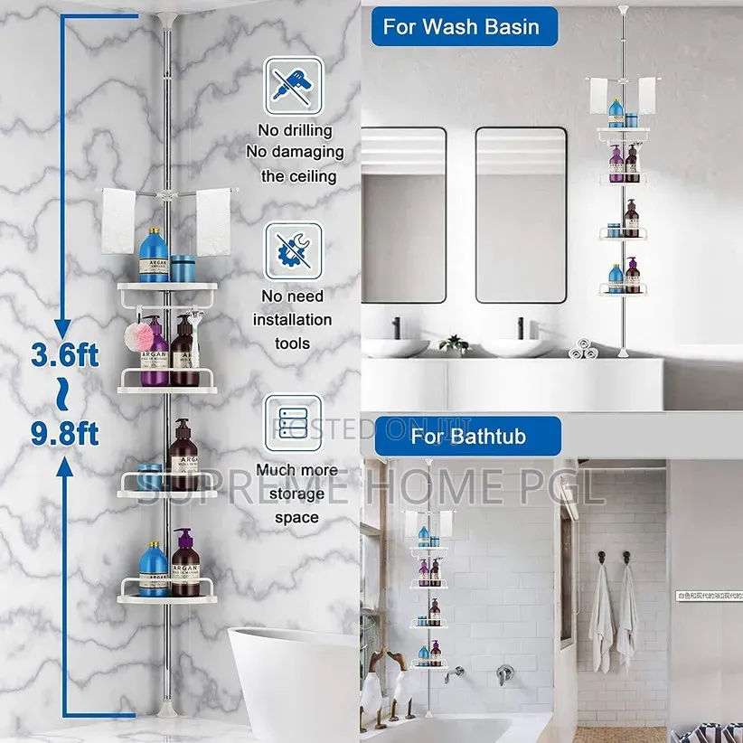 High Quality Bathroom Shelf Organization