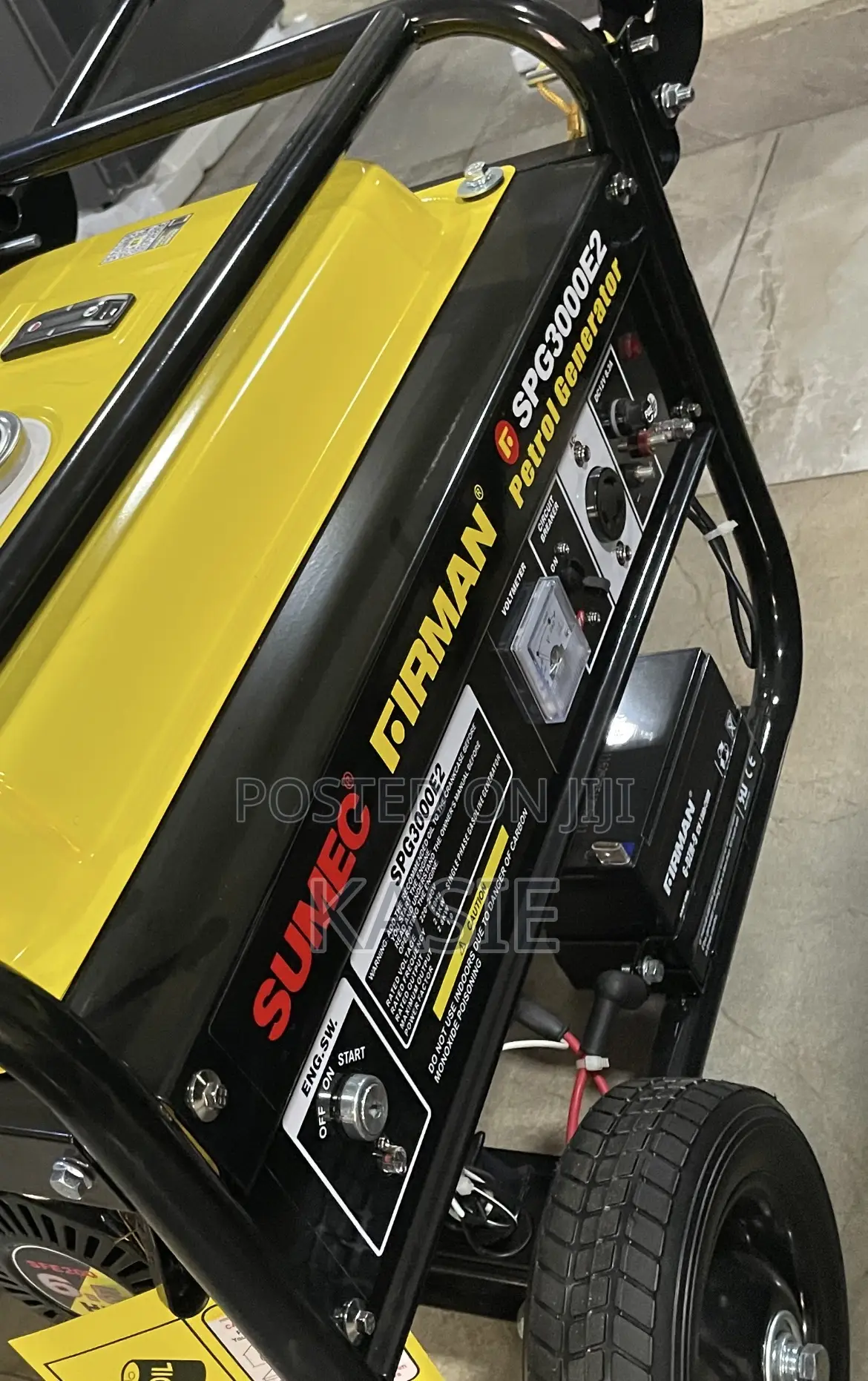 Spg3000e2. 4.8kva Sumec Firman Petrol Key Start Generator