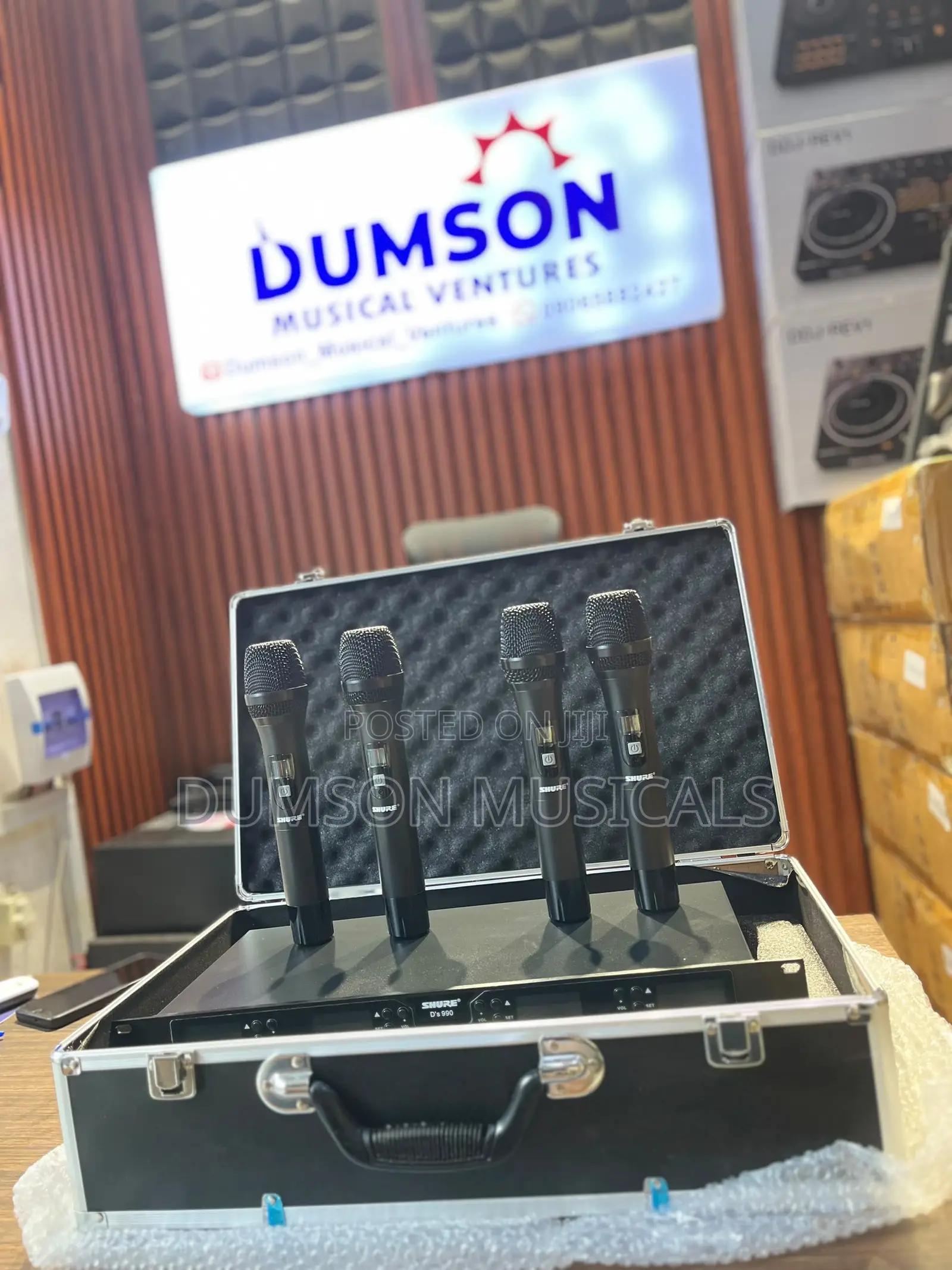 Shure Ds-990 4in1 Digital Selection Frequency Wireless Microphone