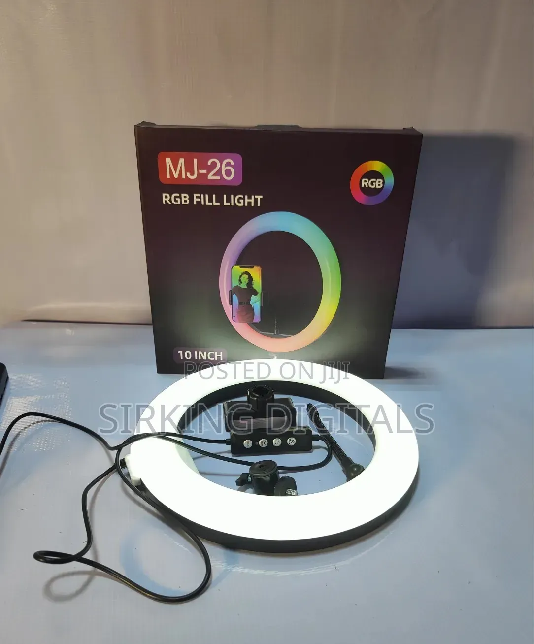10" Inches RGB Ring Light With Stand