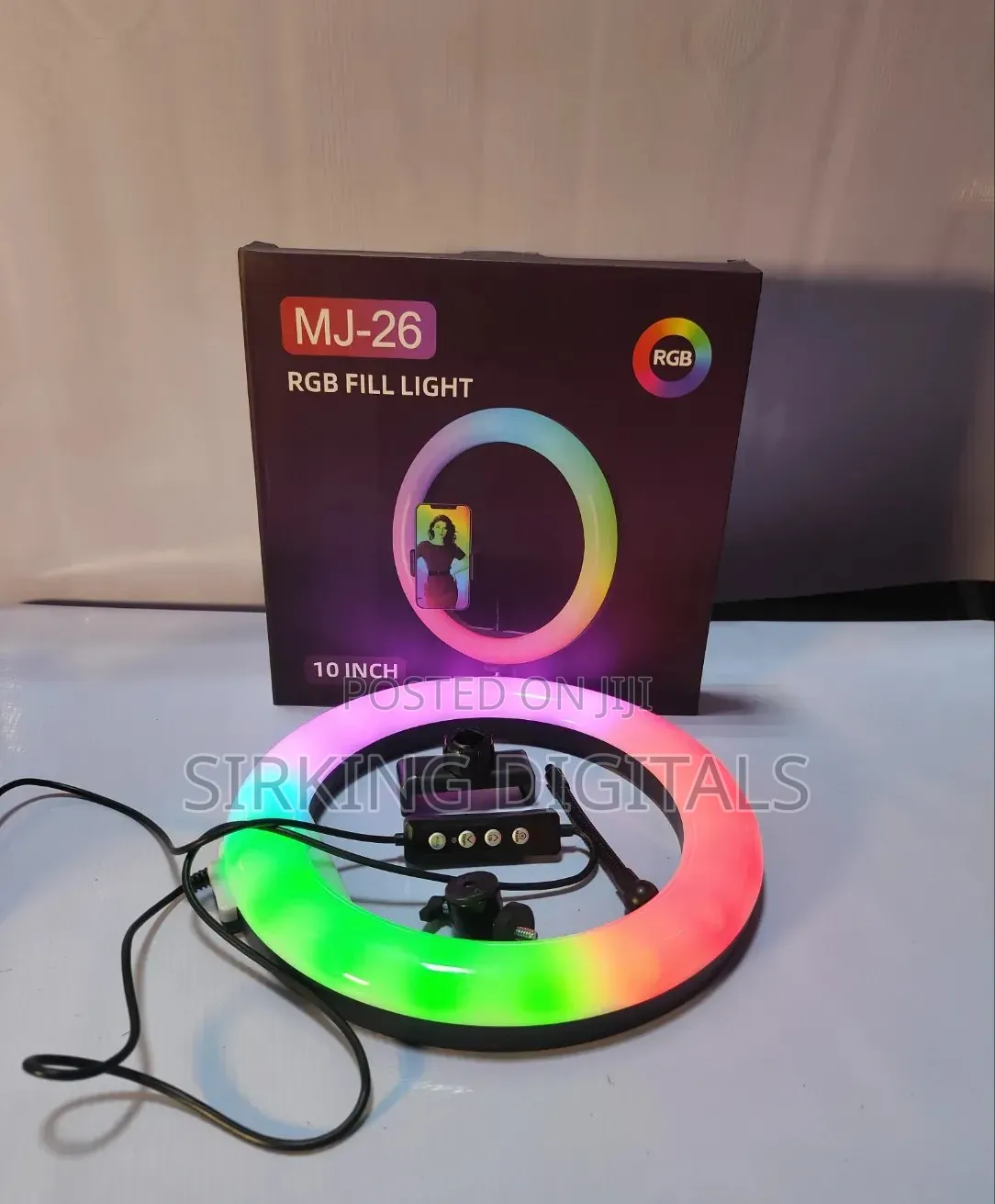 10" Inches RGB Ring Light With Stand