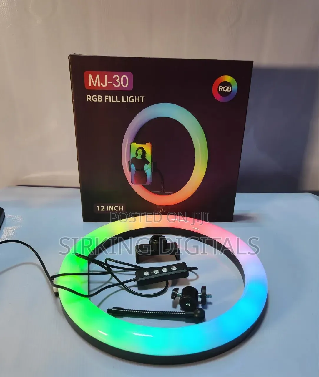 12" Inches Rgb Ring Light With Stand