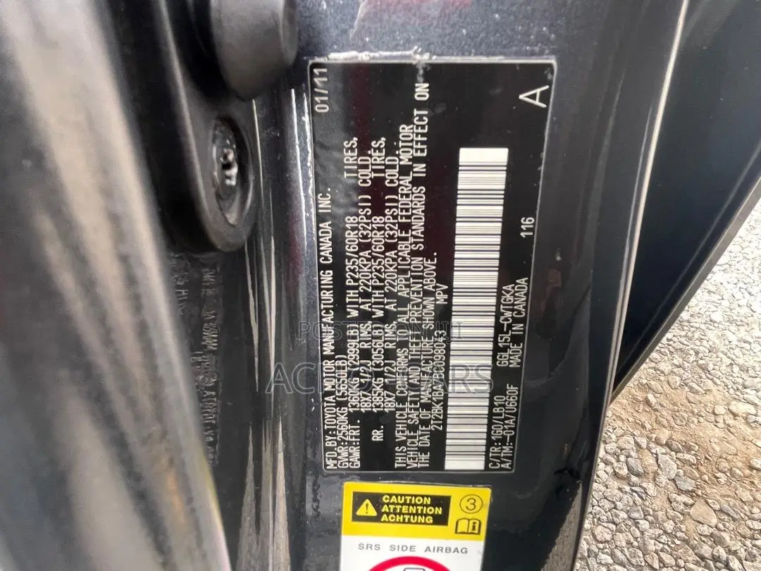 Lexus RX 2011 Gray