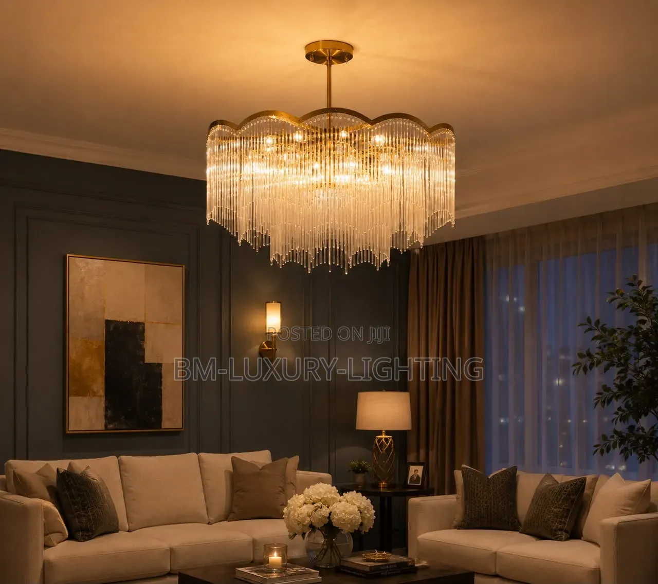 Modern Crystal Chandelier Luxury