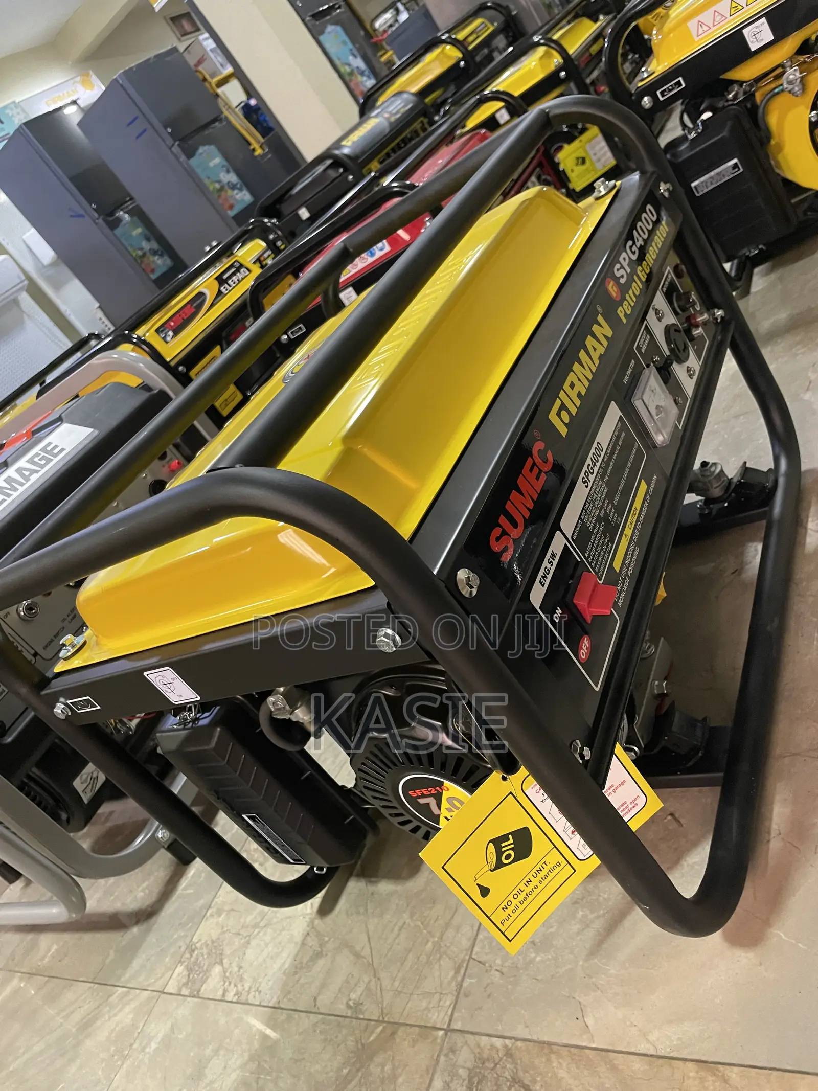 Spg4000 4.8kva Original Manual Starts Petrol Generator