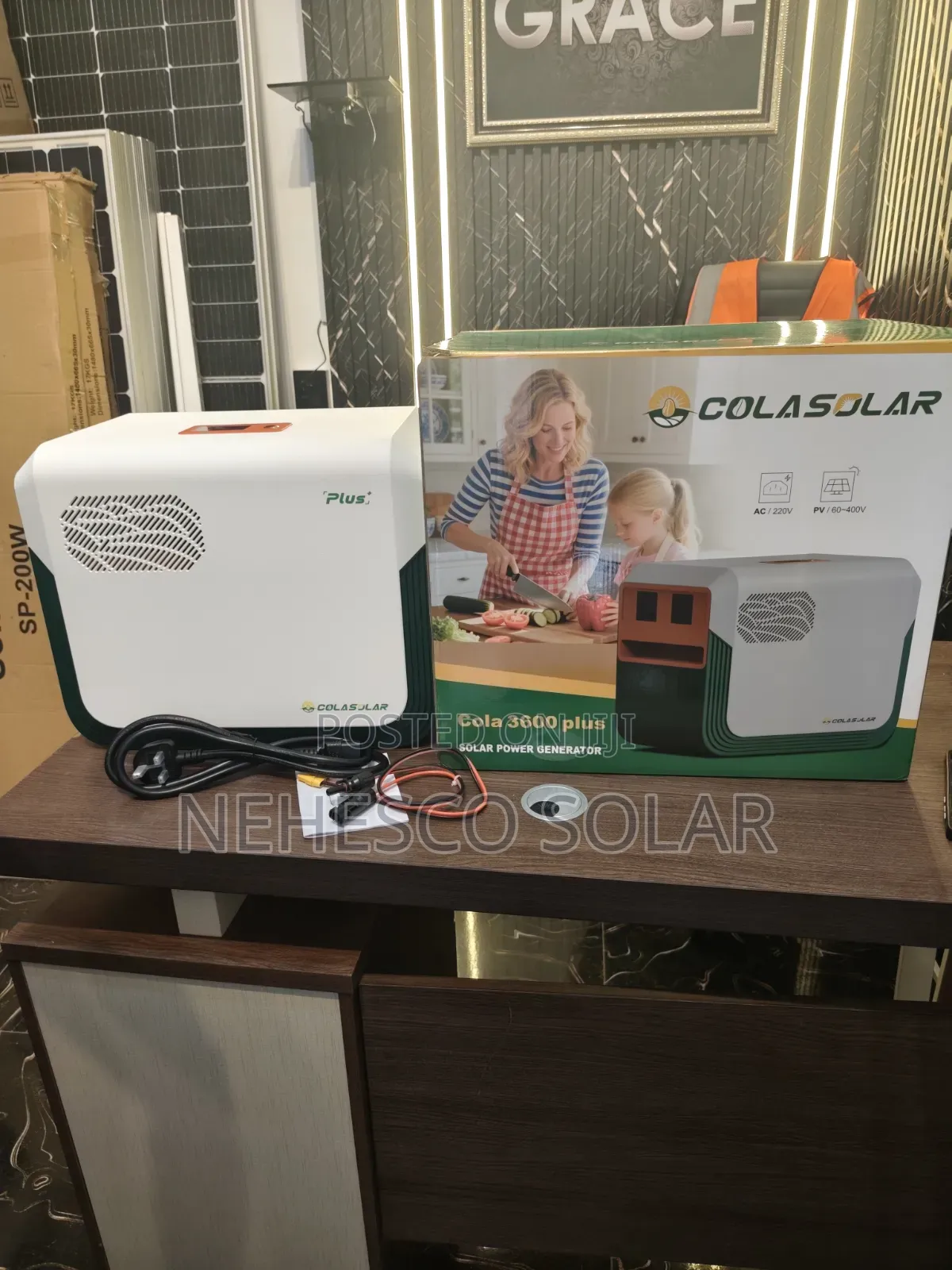 Cola 3600 Plus Solar Generator – Reliable Backup Power for Every Home