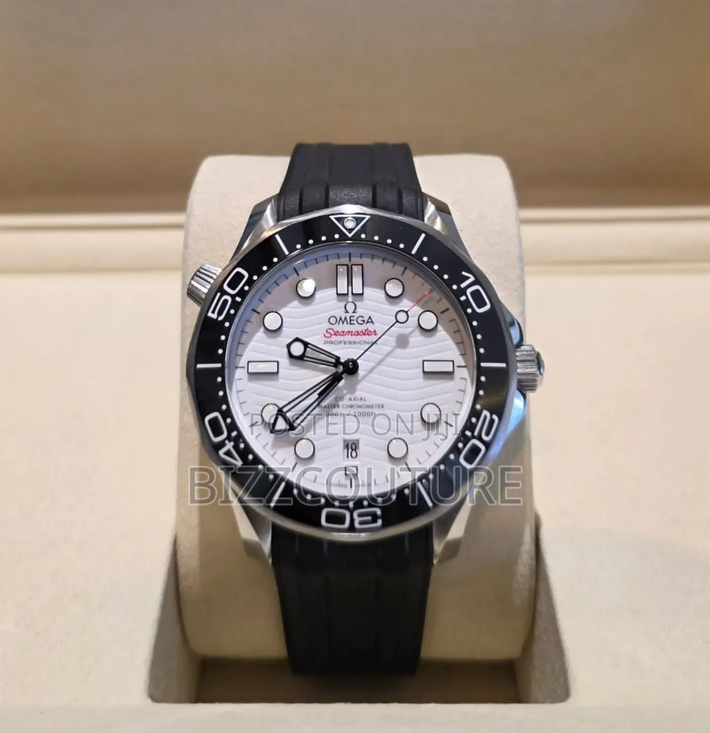 Super Clone Omega Seamaster Driver Rubber Strap Available in Store
