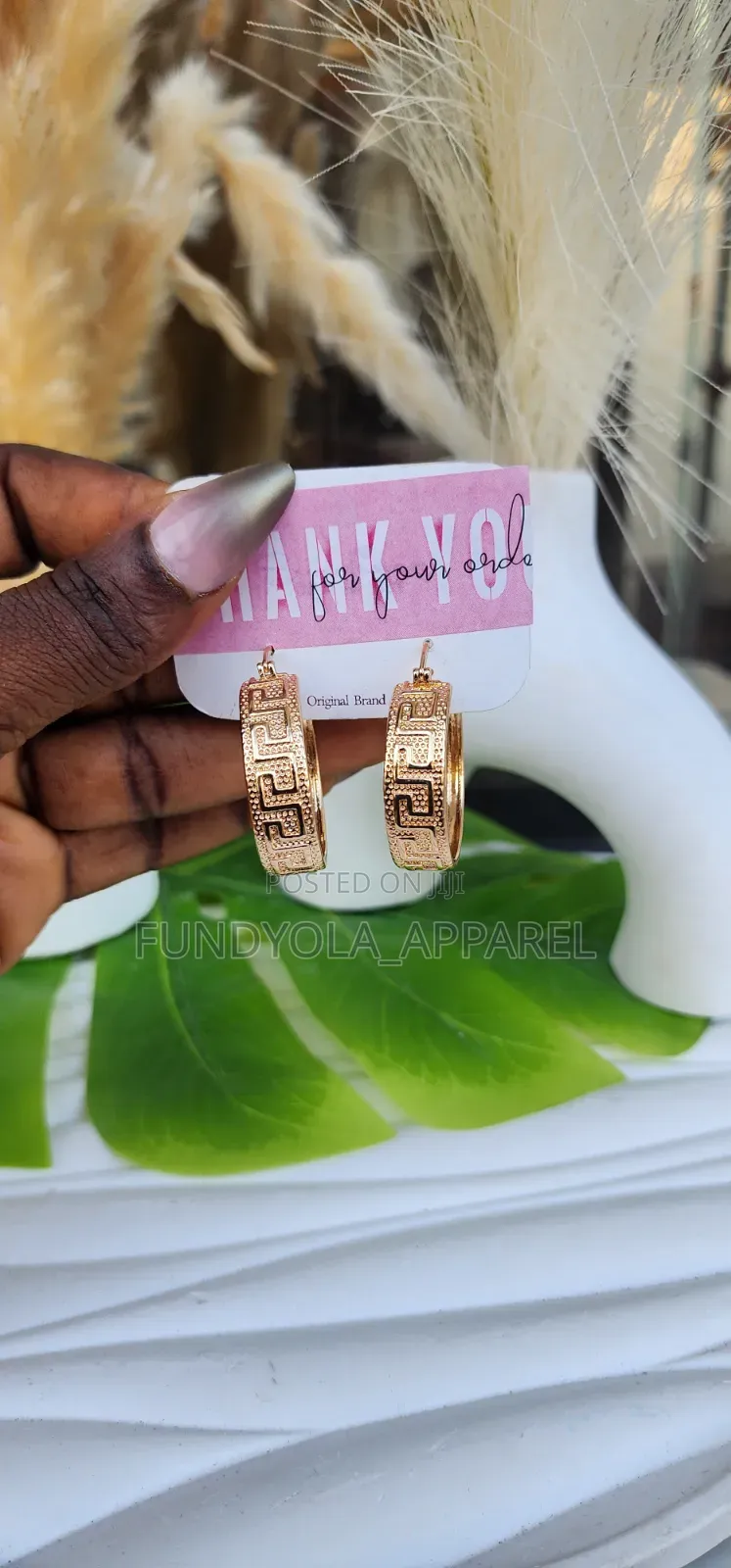 Loop Gold Plated Earring