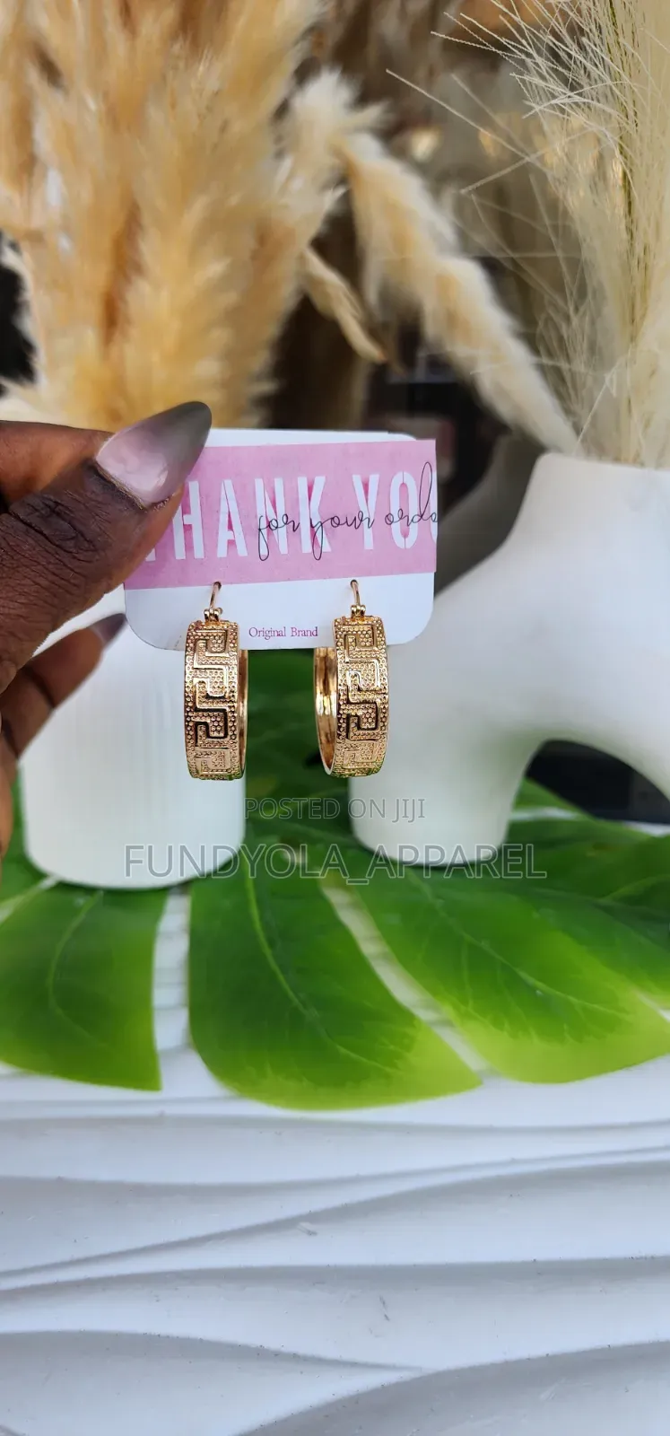 Loop Gold Plated Earring