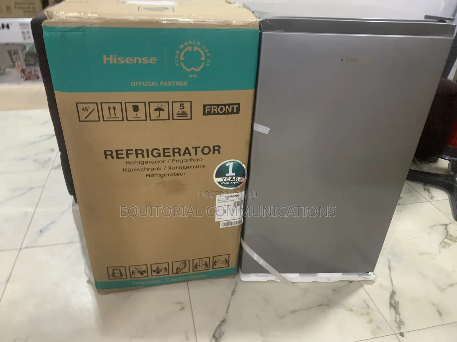 Hisense 093dr Refrigerator With Freezer Compartment -90l