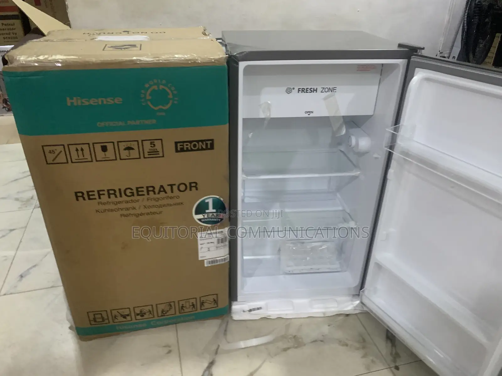 Hisense 093dr Refrigerator With Freezer Compartment -90l
