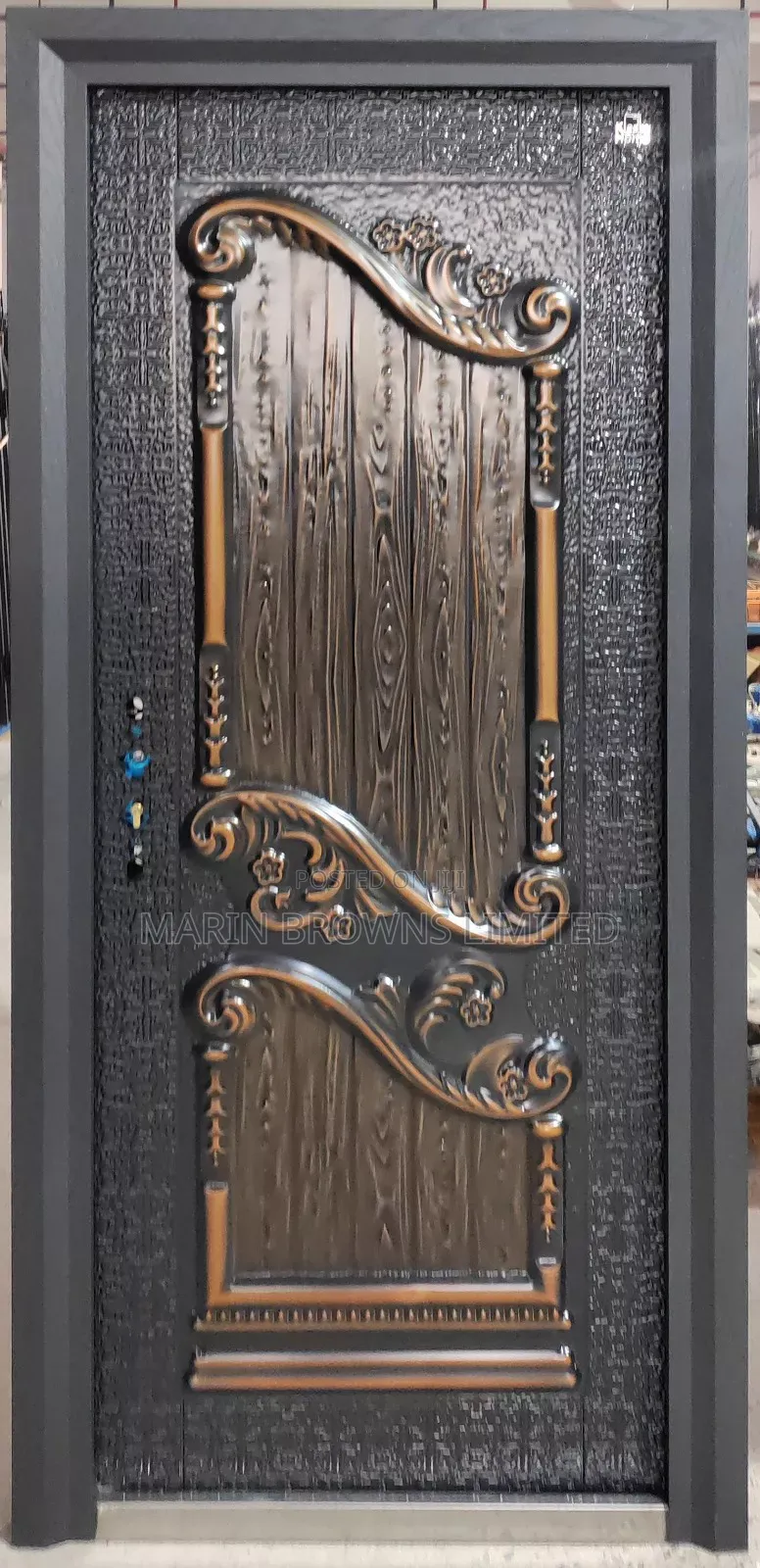 Luxury Copper Cast Door