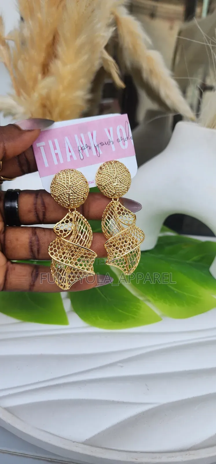 Drop Net Style Fashion Earring