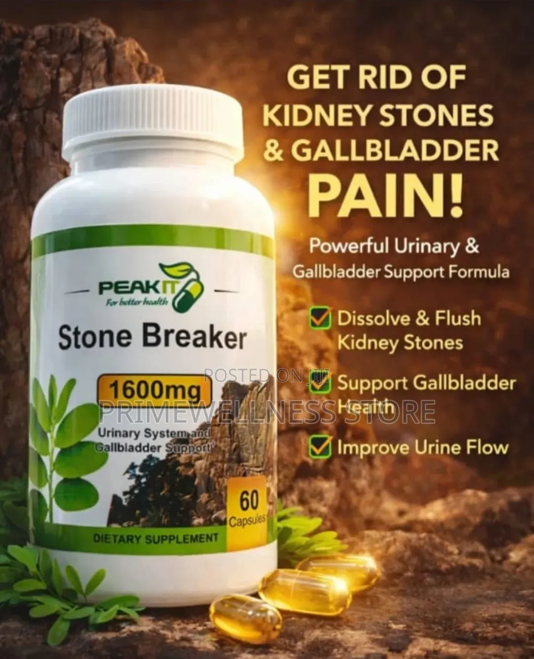 Stone Breaker for Kidney Stones Gallbladder Pains