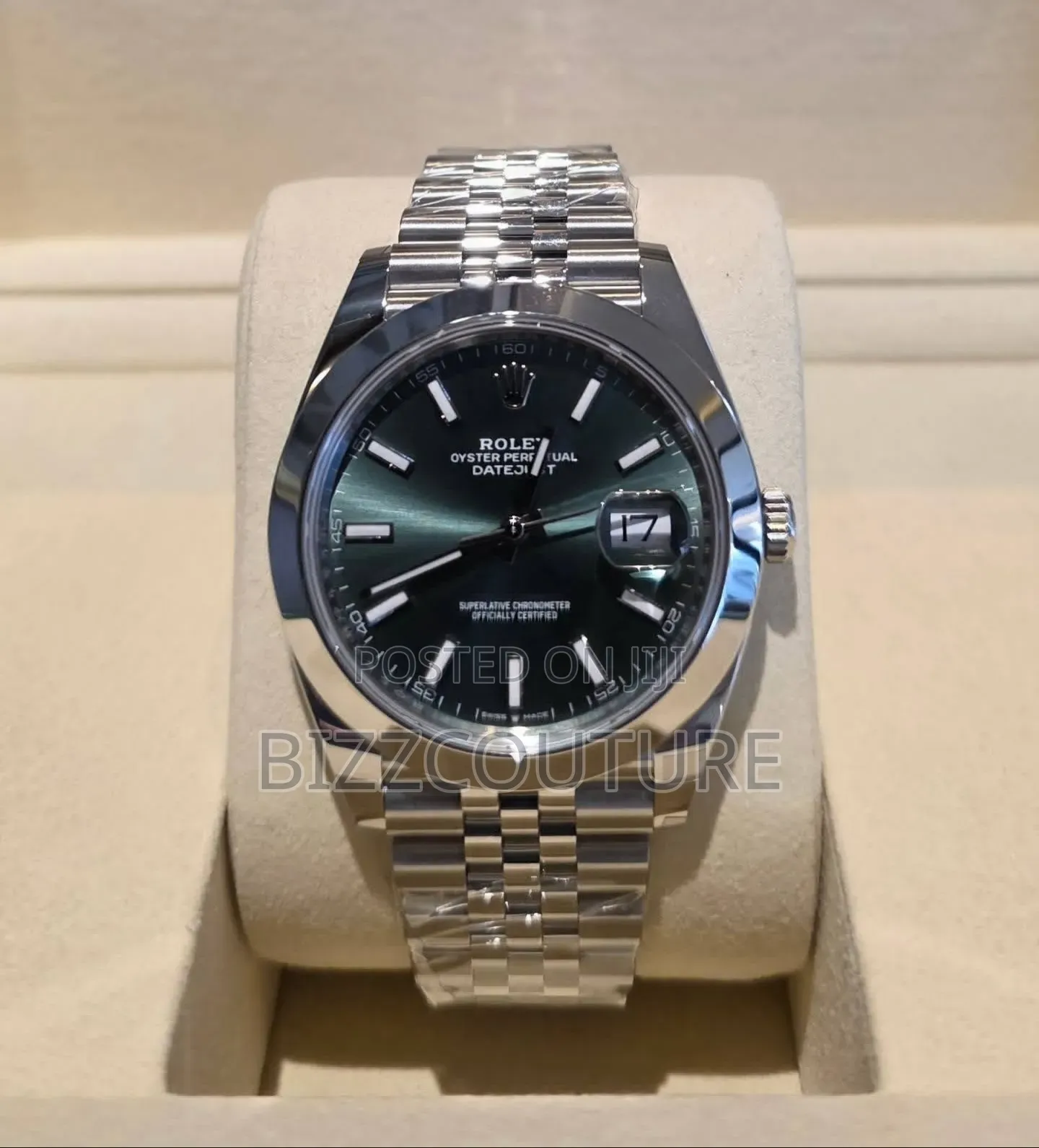 Super Clone Rolex Date-Just Silver-Tone Chain Watch Available in Store