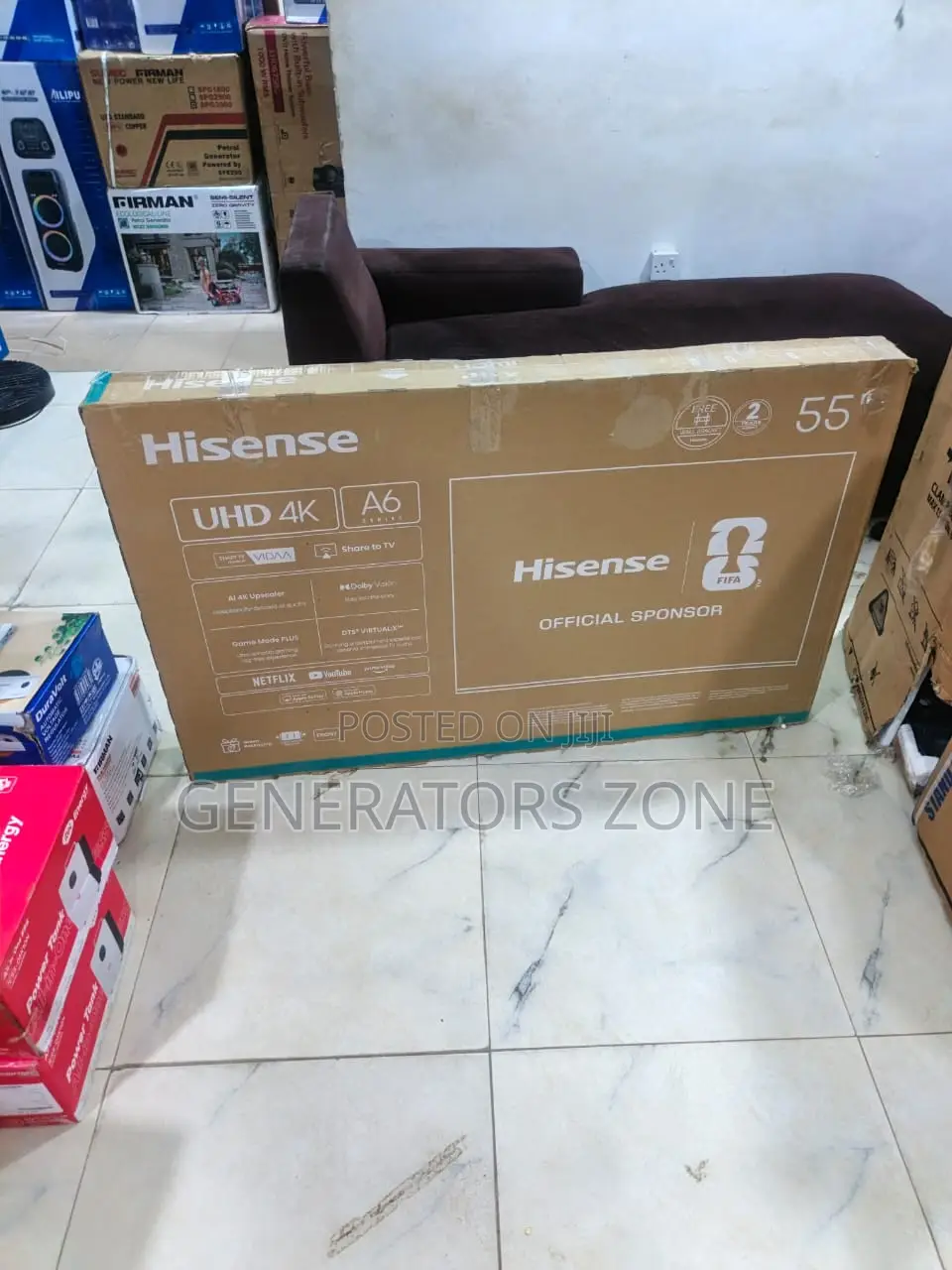 Hisense 55-Inch Smart Tv With Uhd Resolution