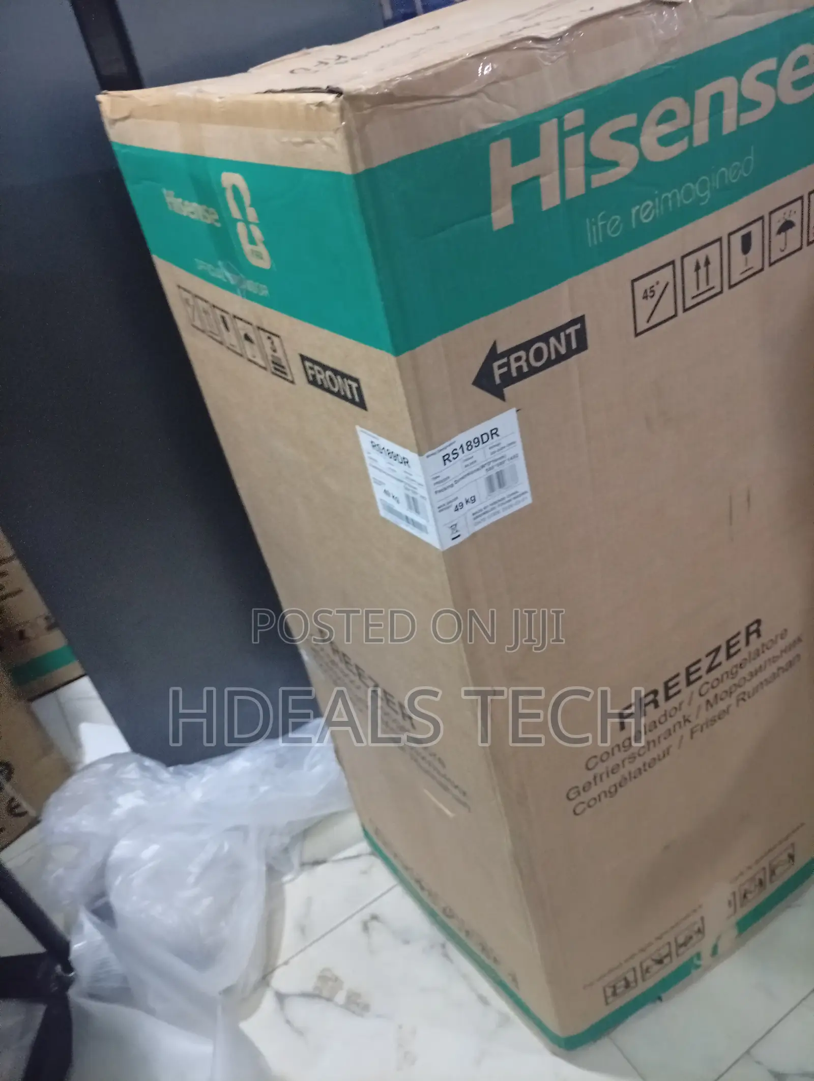 Hisense Upright Freezer With Premium Finish, Durable Body