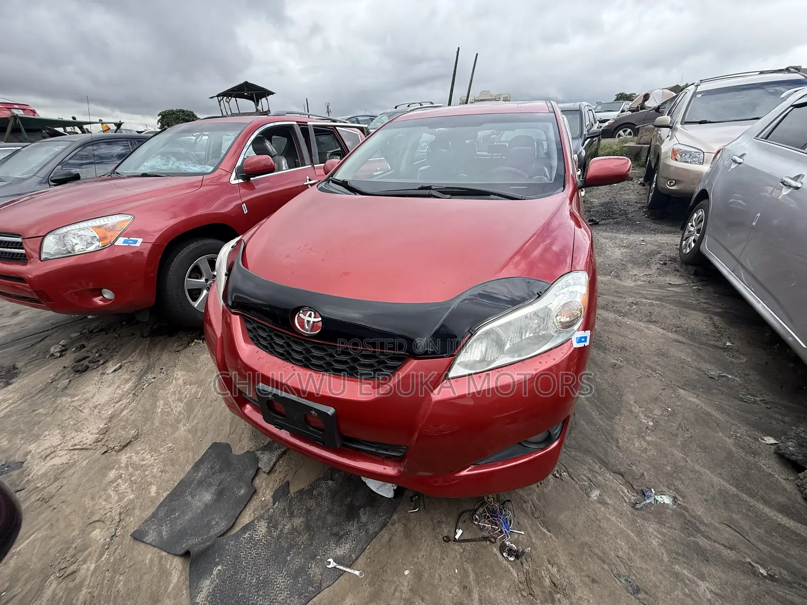 Toyota Matrix S Hatchback AWD (2.4L 4cyl) 2014 Red
