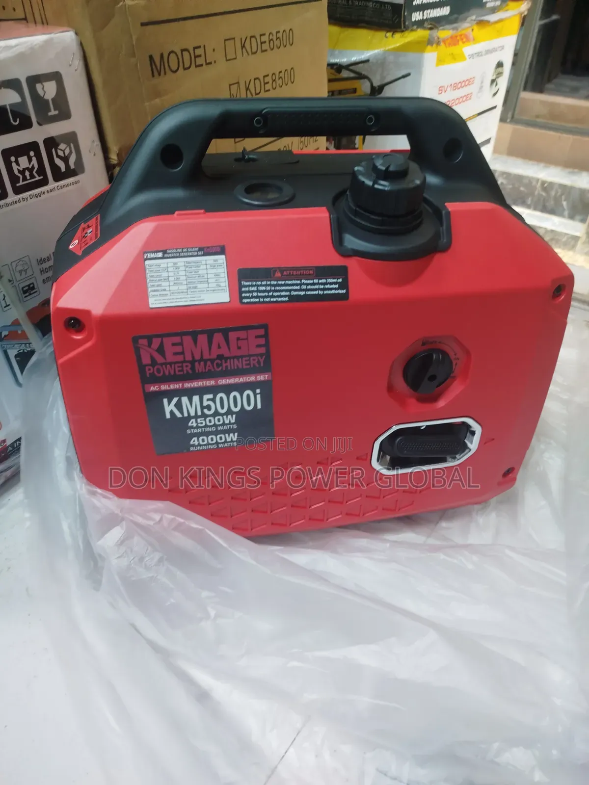 Kemage 5000i 4.5kva Heavy-Duty Inverter Generator