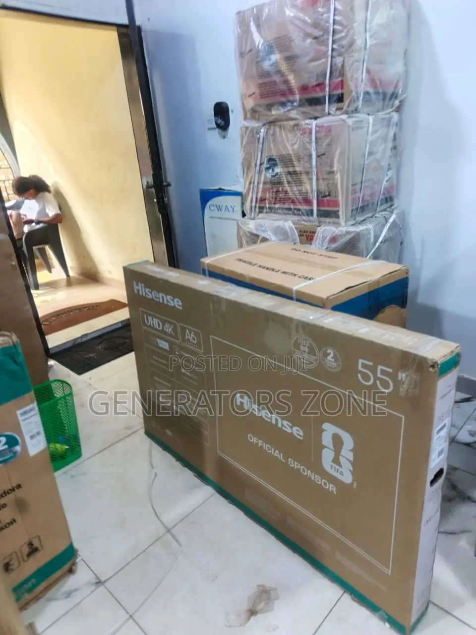 Hisense 55 Inch Smart Tv Model 55a6q With Vibrant HDR Display