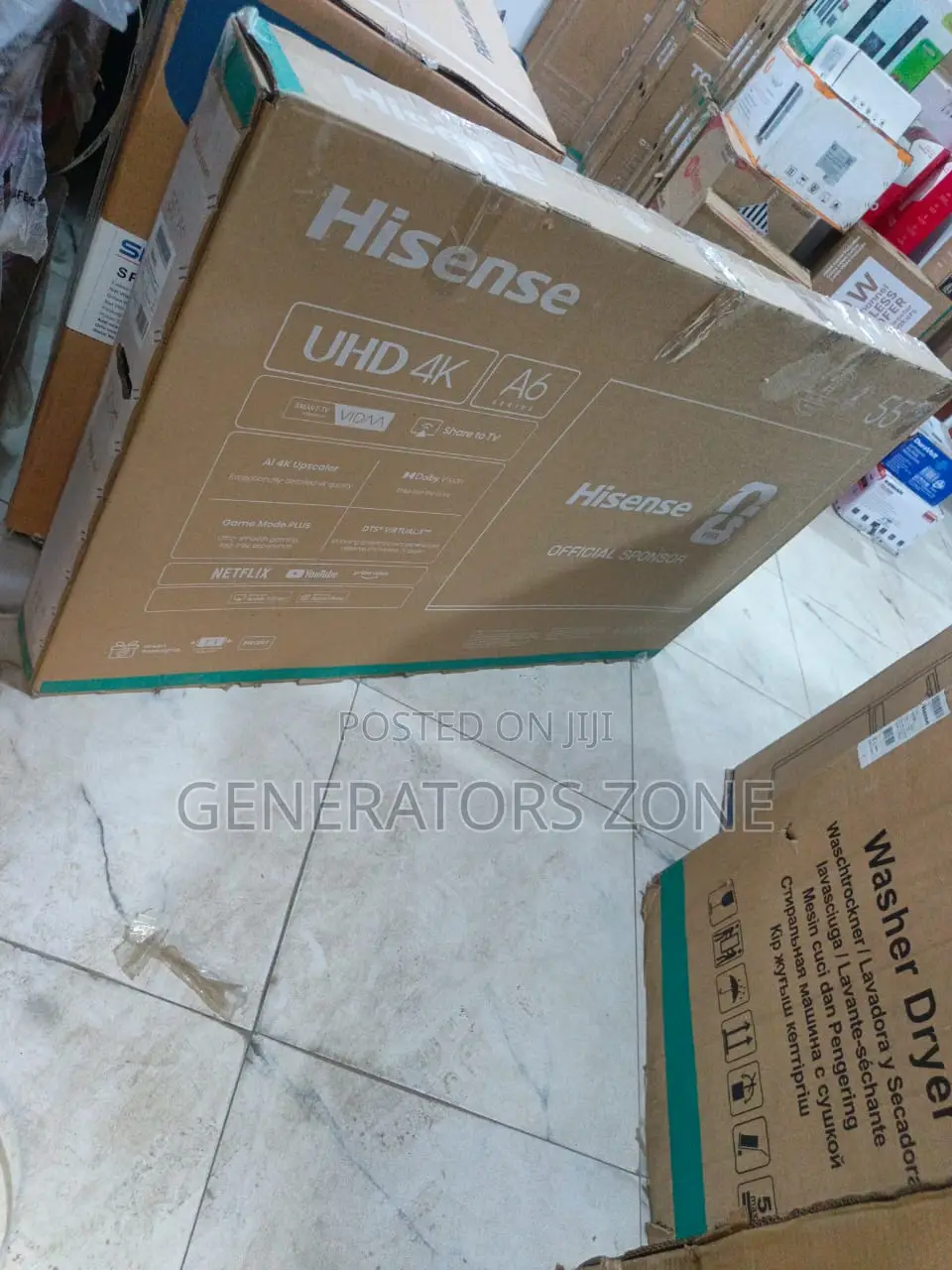 Hisense 55 Inch Smart Tv Model 55a6q With Smooth Performance