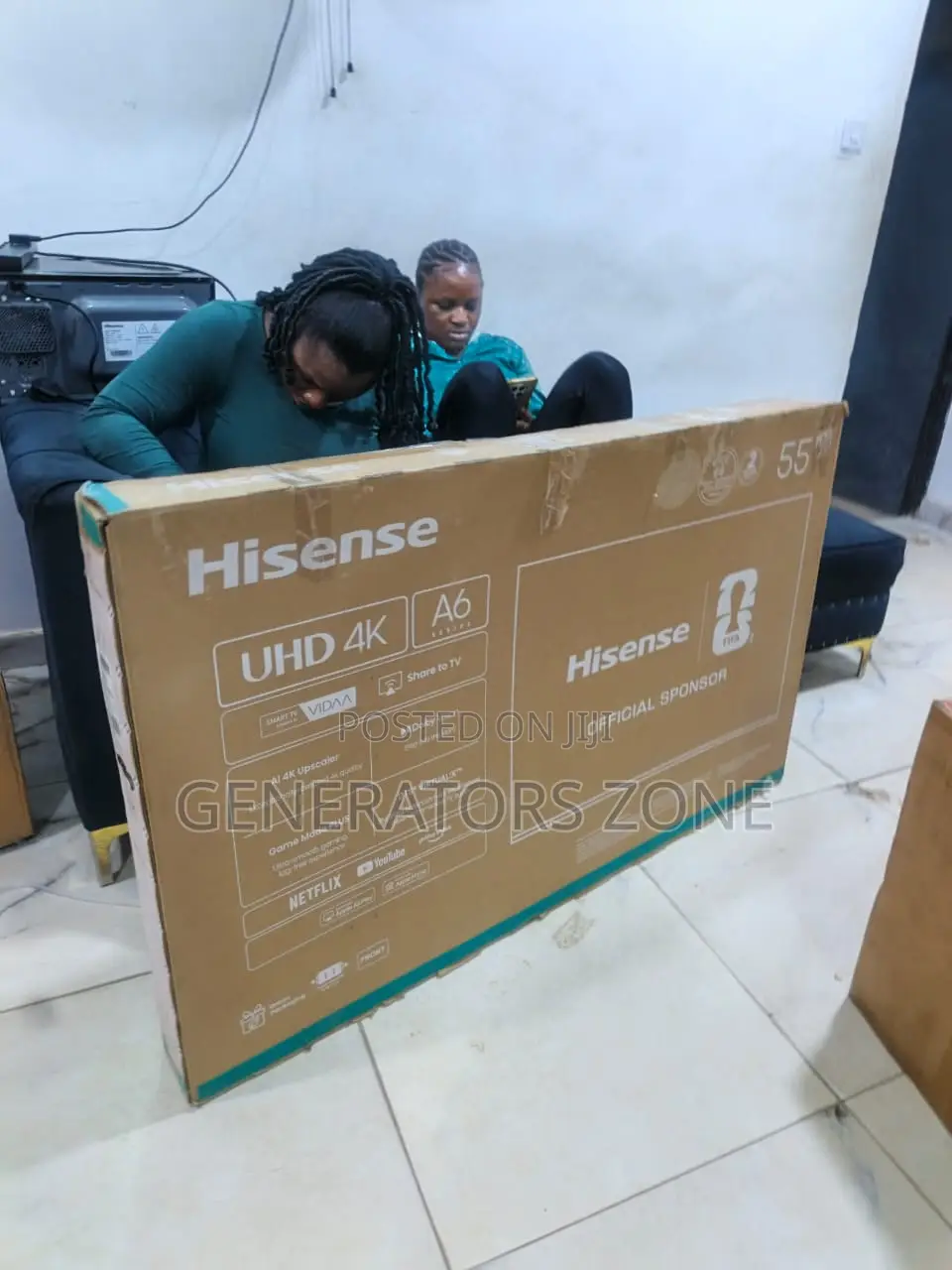Hisense 55 Inch Smart Tv Model 55a6q for Next-Level Entertainment