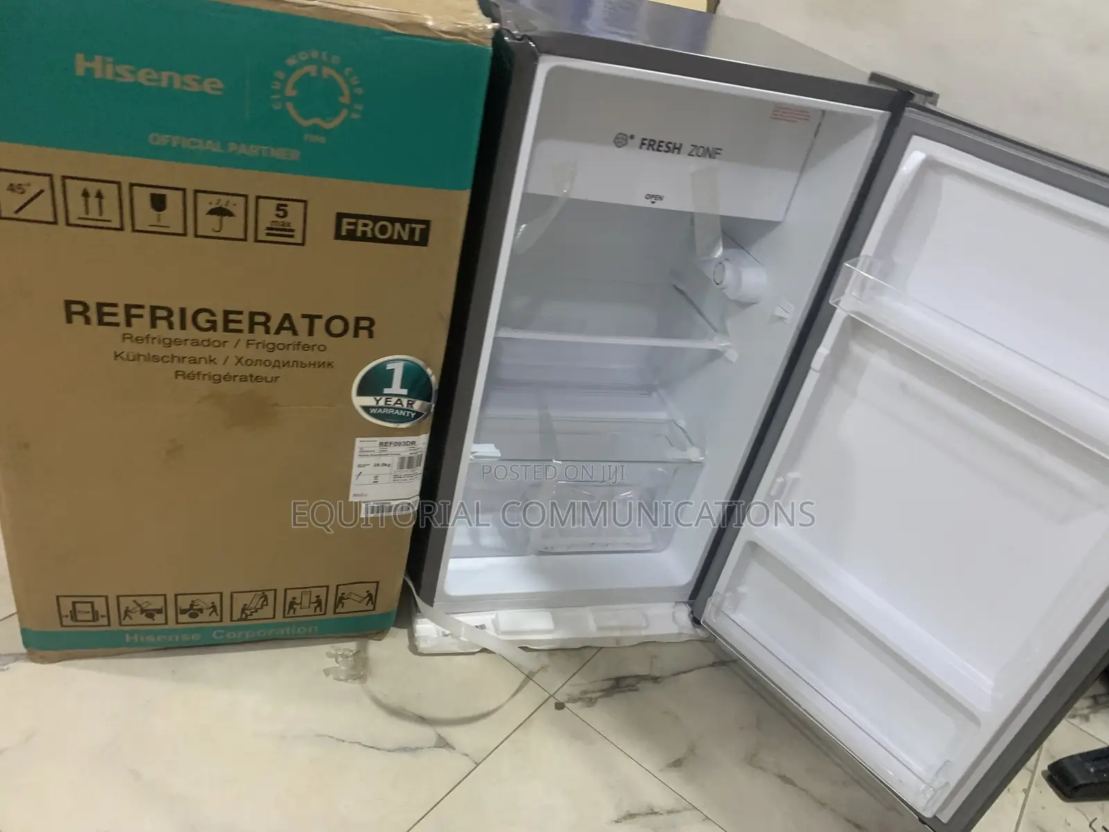 Hisense Ref093dr 90l Refrigerator – Durable Single Door Refrigerator W