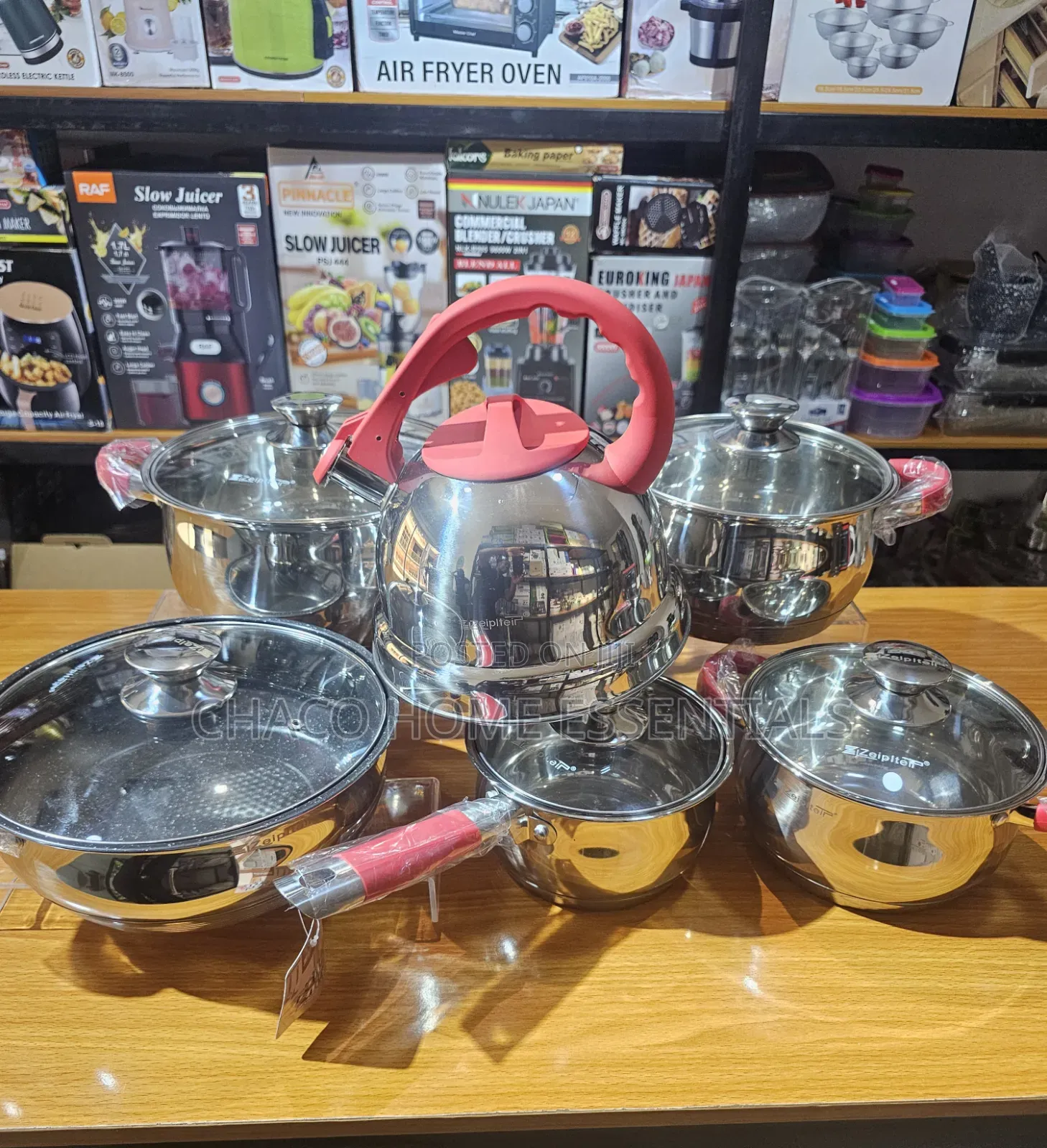 Zeipiteir Stainless Steel Cookware / Pot Set
