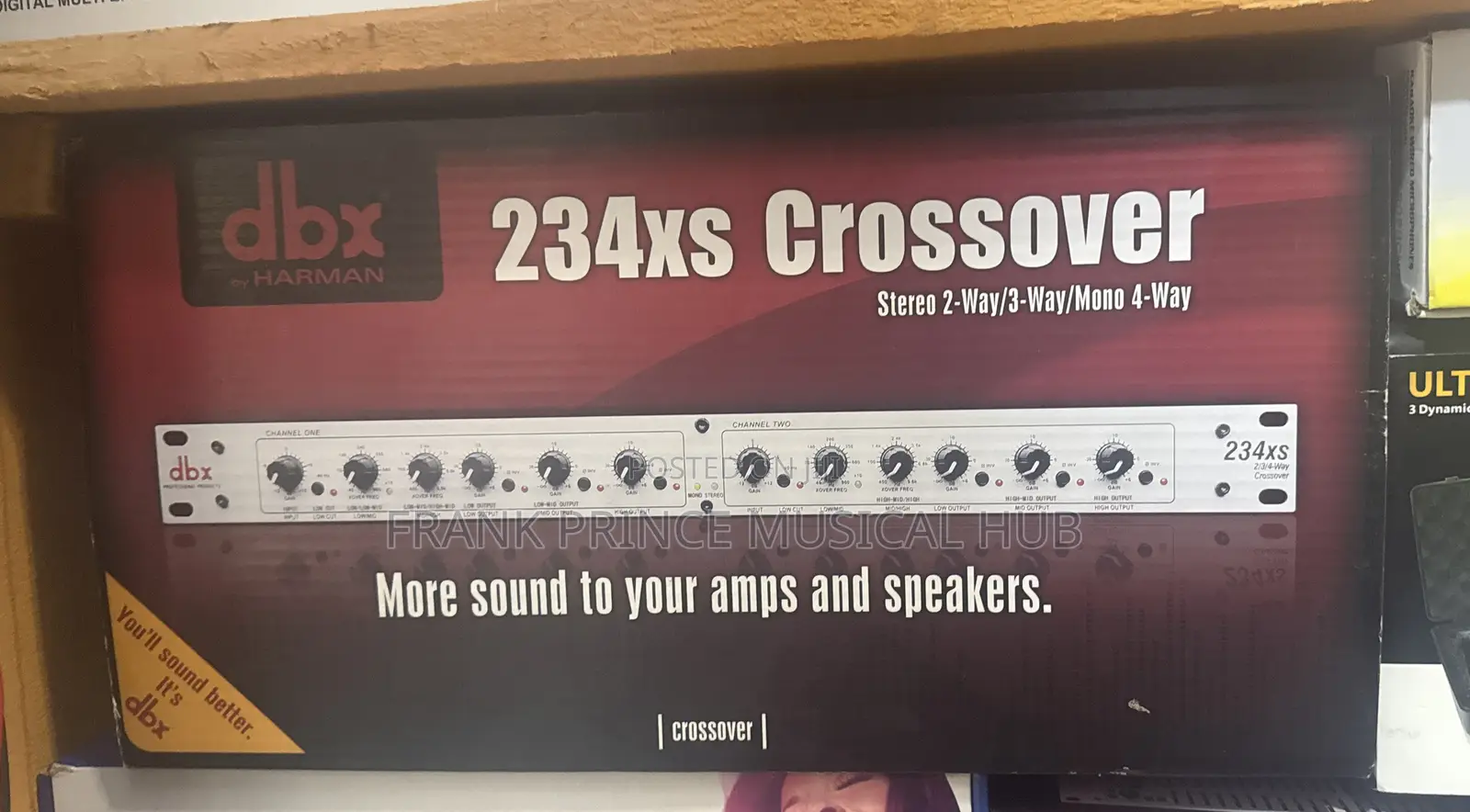 DBX 234xs Crossover – Stereo 2-Way/3-Way/Mono 4-Way