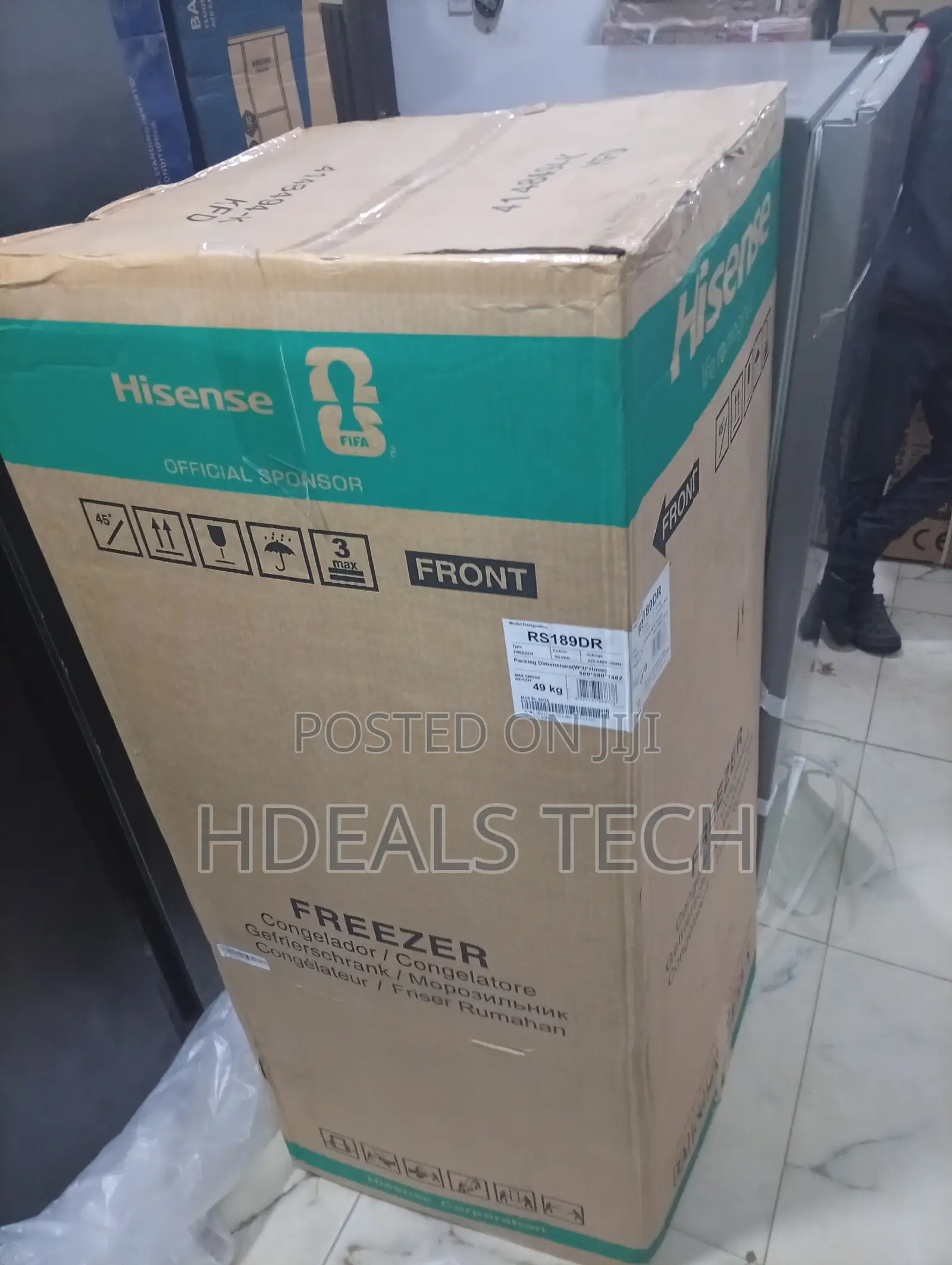 New Hisense Upright Freezer With High Capacity Storage for Family
