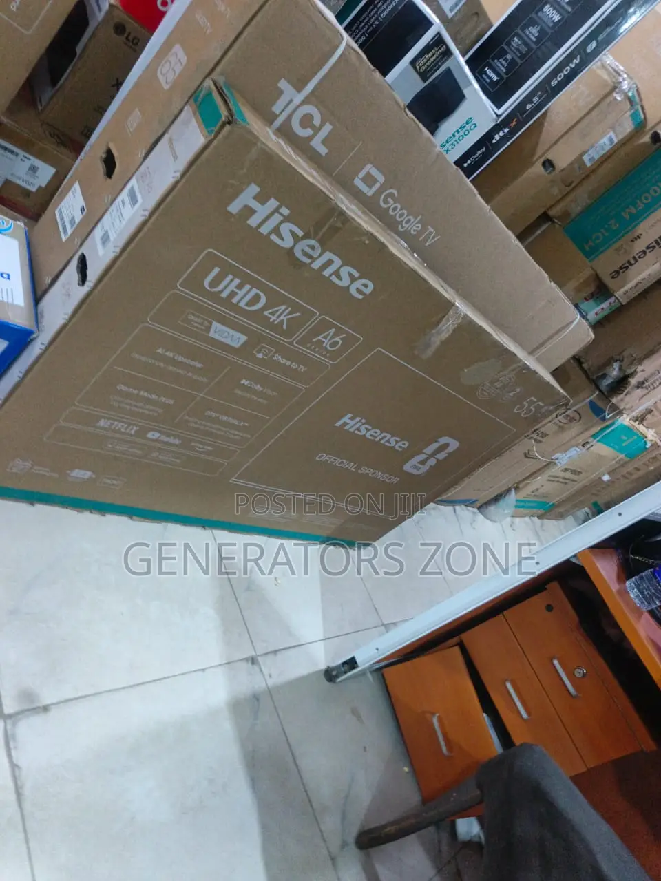 Hisense 55 Inch Smart Tv Model 55a6q With Wide Viewing Angles