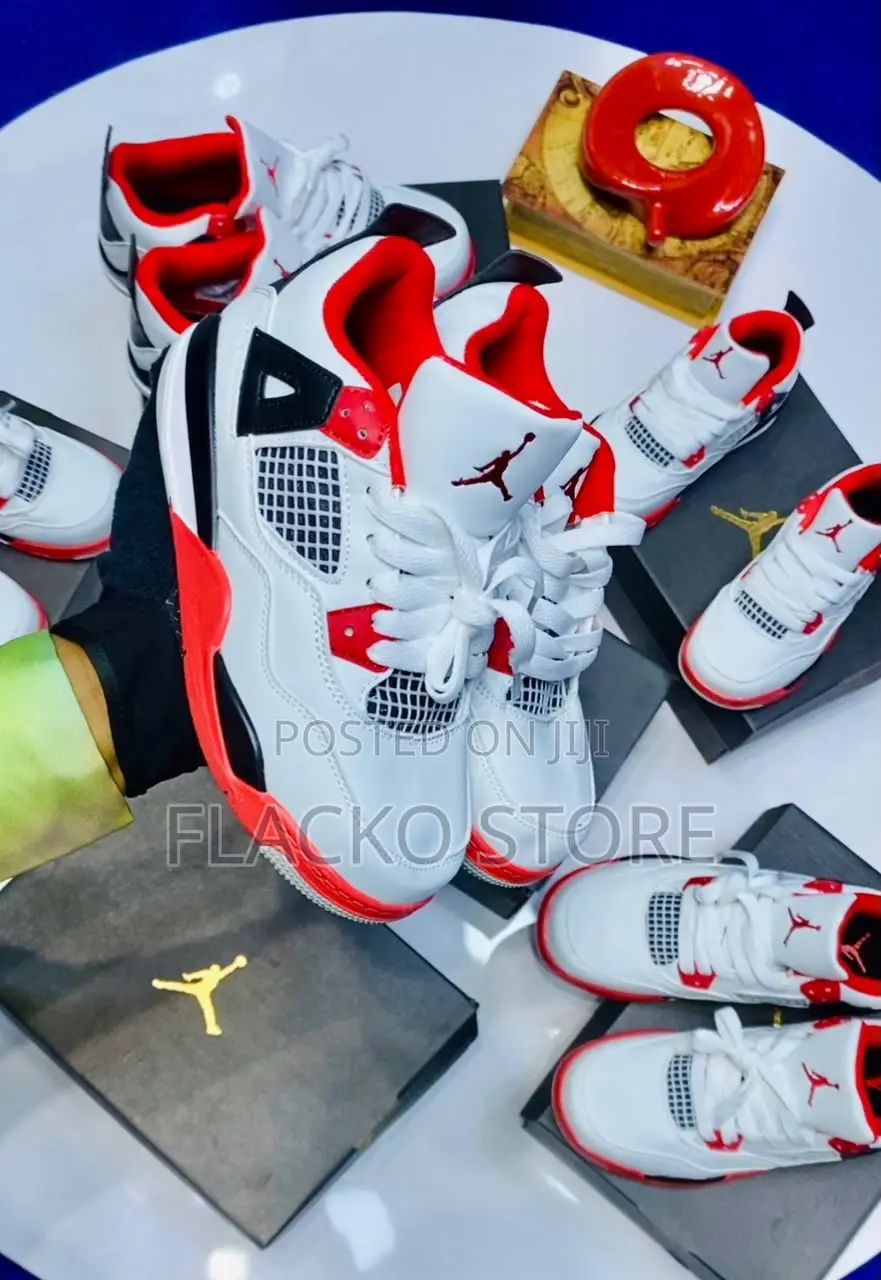 Original Air Jordan 4 Retro Sneakers for Kids