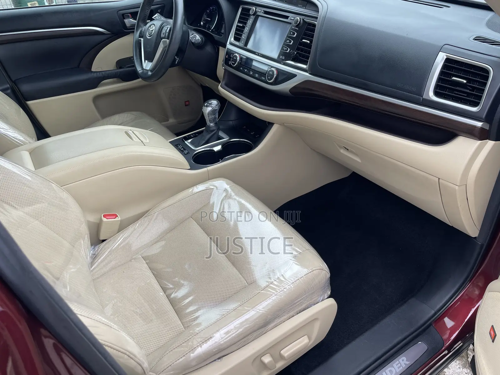 Toyota Highlander Limited 4dr SUV AWD (3.5L 6cyl 6A) 2015 Burgundy