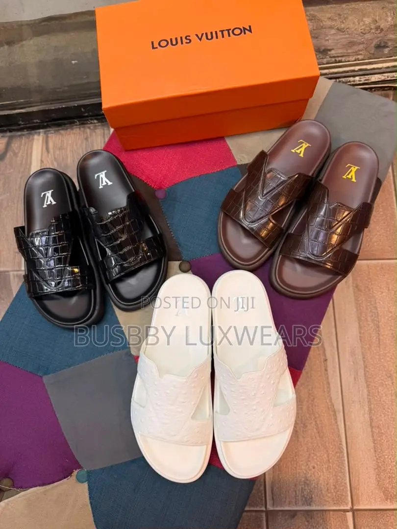 Italian Louis Vuitton Men’S Slippers