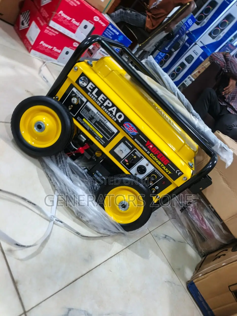 Elepaq 4.5kva Automatic Generator Model Sv6800e2 – 100% Copper Key Sta