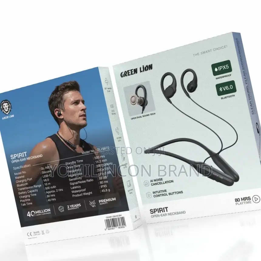 Green Lion Spirit Open-Ear Neckband*