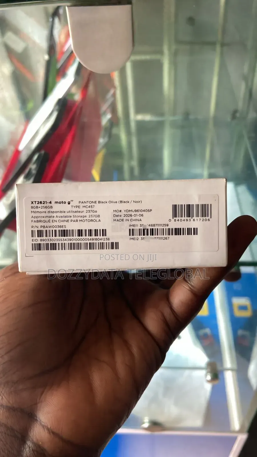 New Motorola Moto G75 256 GB Black