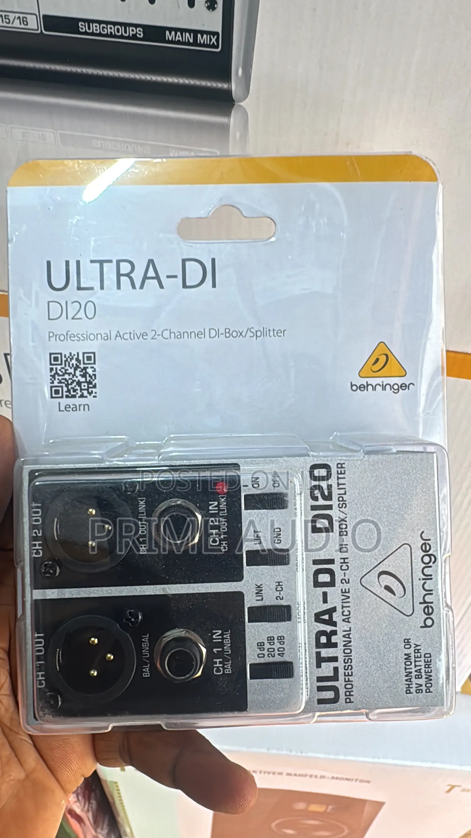 Behringer Di120 2 Channel Di Box