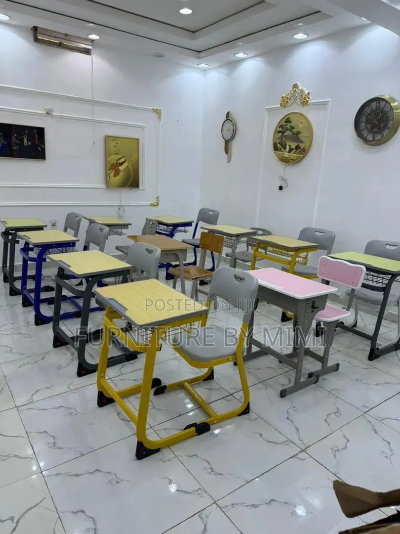 Premium Single Student Desk Chair Set – Heavy Duty Adjustable!
