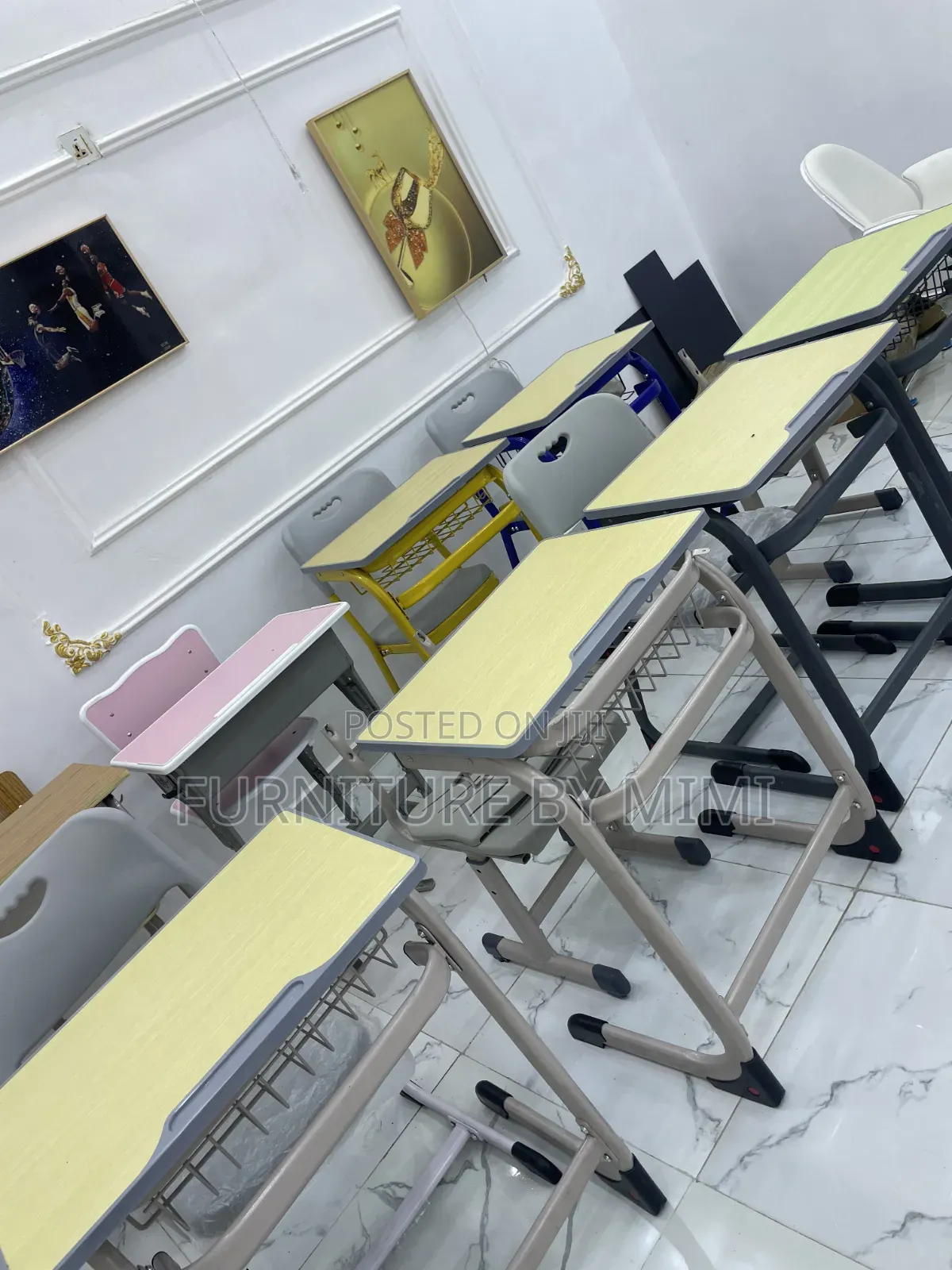 Premium Single Student Desk Chair Set – Heavy Duty Adjustable!