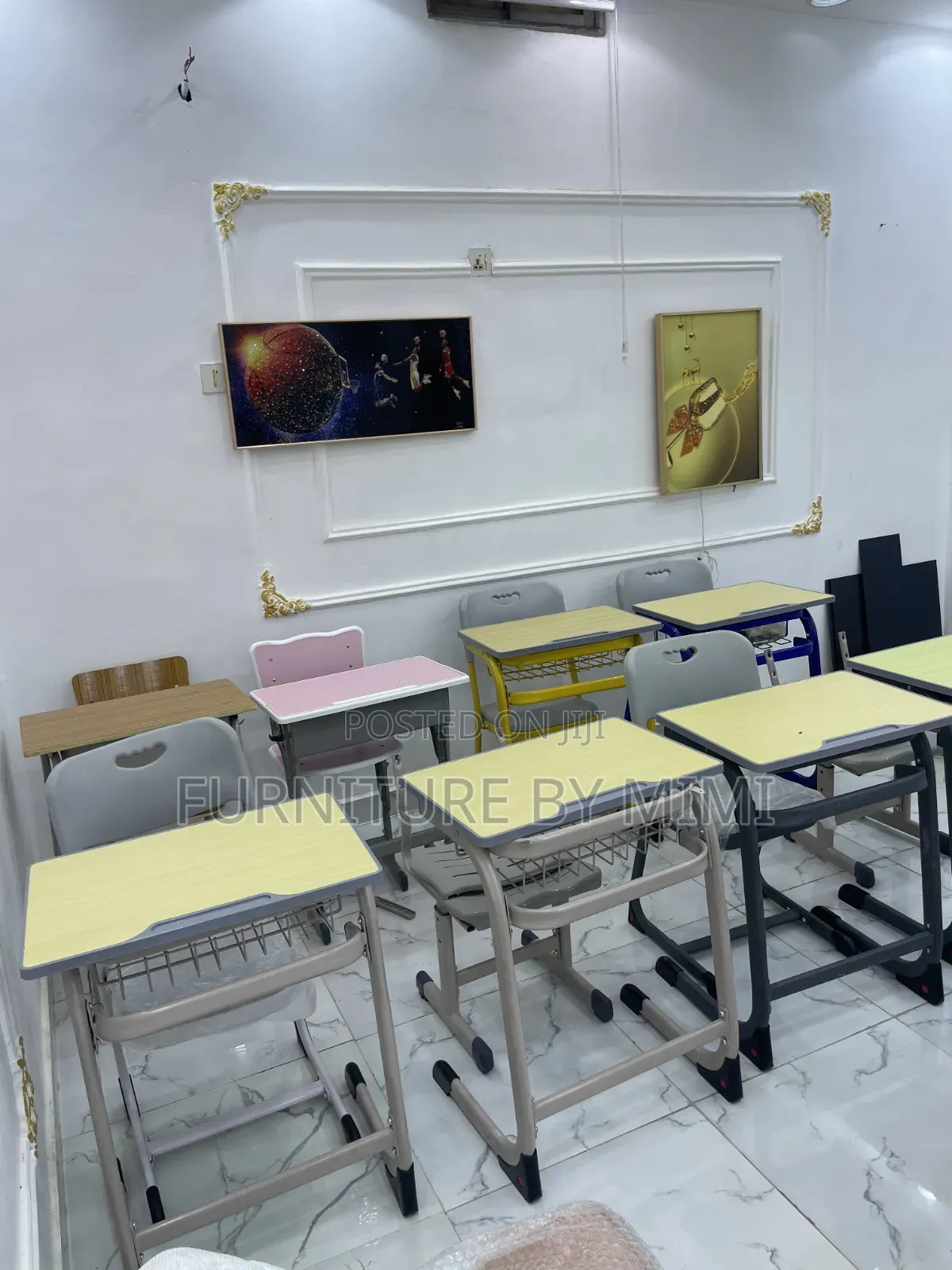 Premium Single Student Desk Chair Set – Heavy Duty Adjustable!