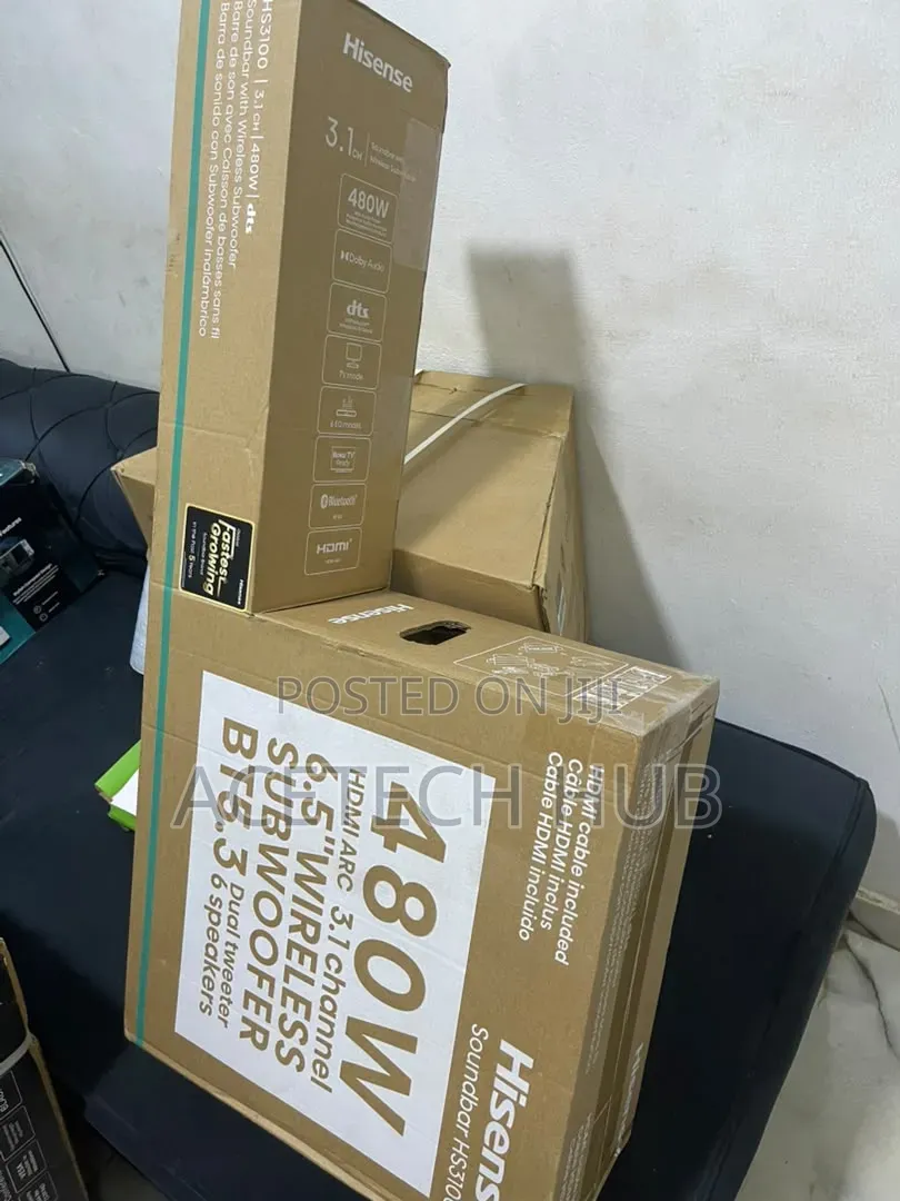 Upgrade Your Tv Sound With Hisense 480w Soundbar