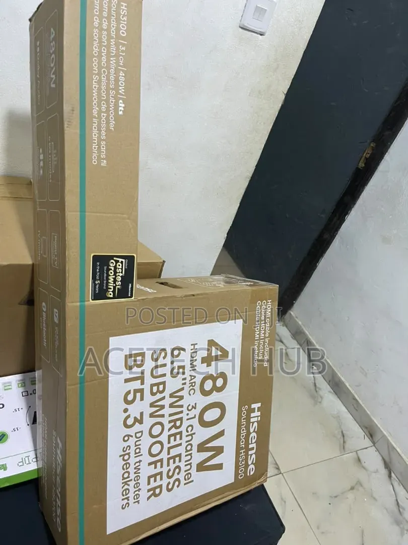 Upgrade Your Tv Sound With Hisense 480w Soundbar